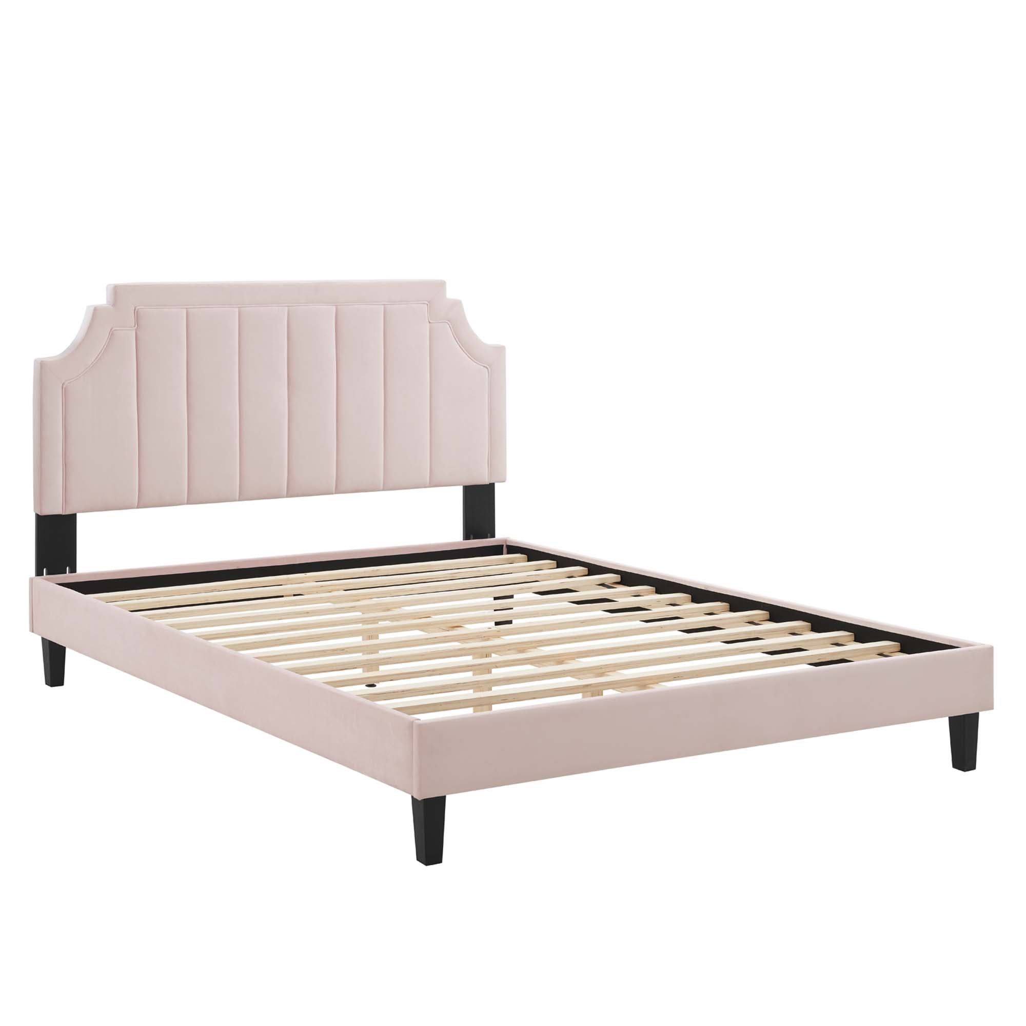 Modway Sienna Performance Velvet Queen Platform Bed