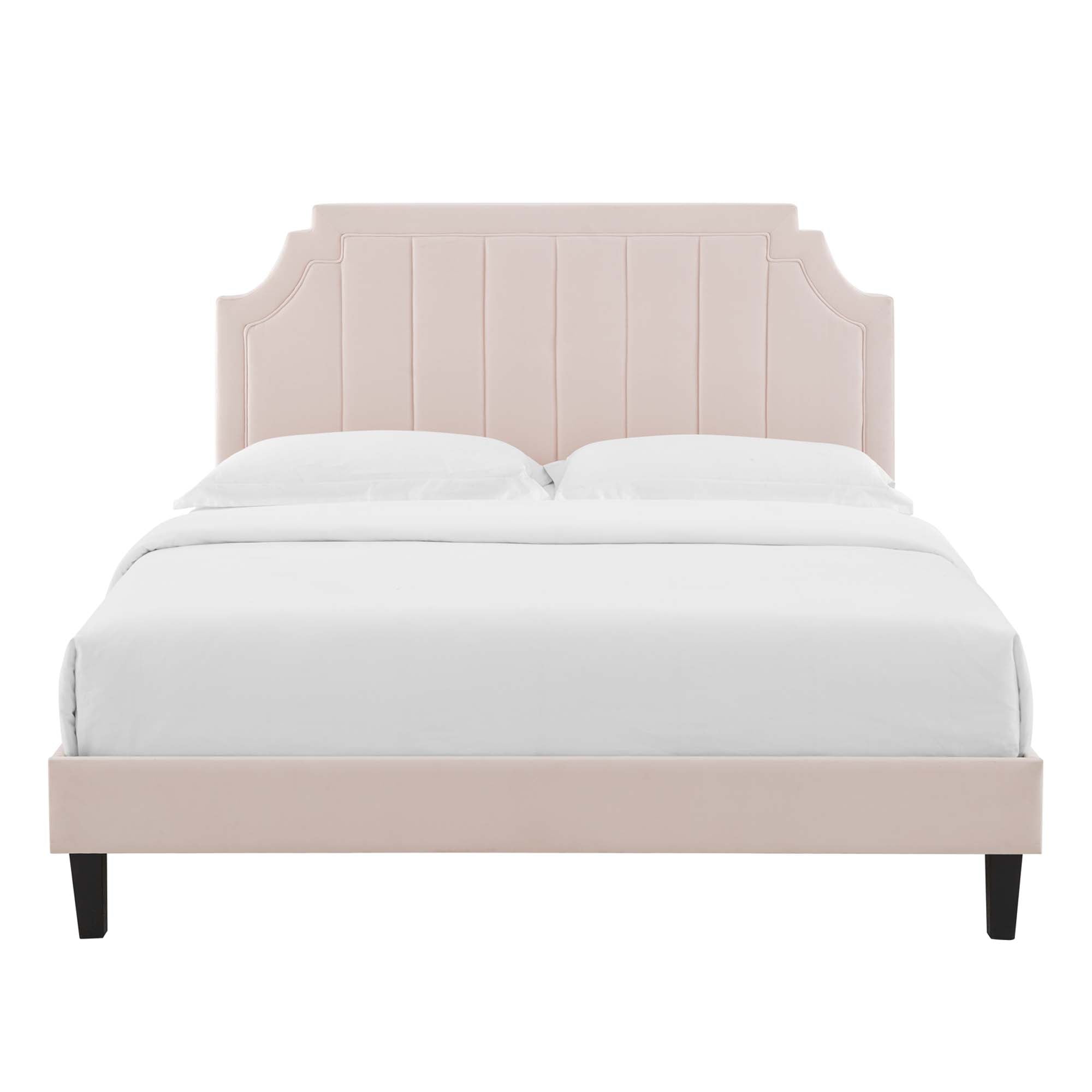 Modway Sienna Performance Velvet Queen Platform Bed