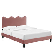 Modway Current Performance Velvet Twin Platform Bed