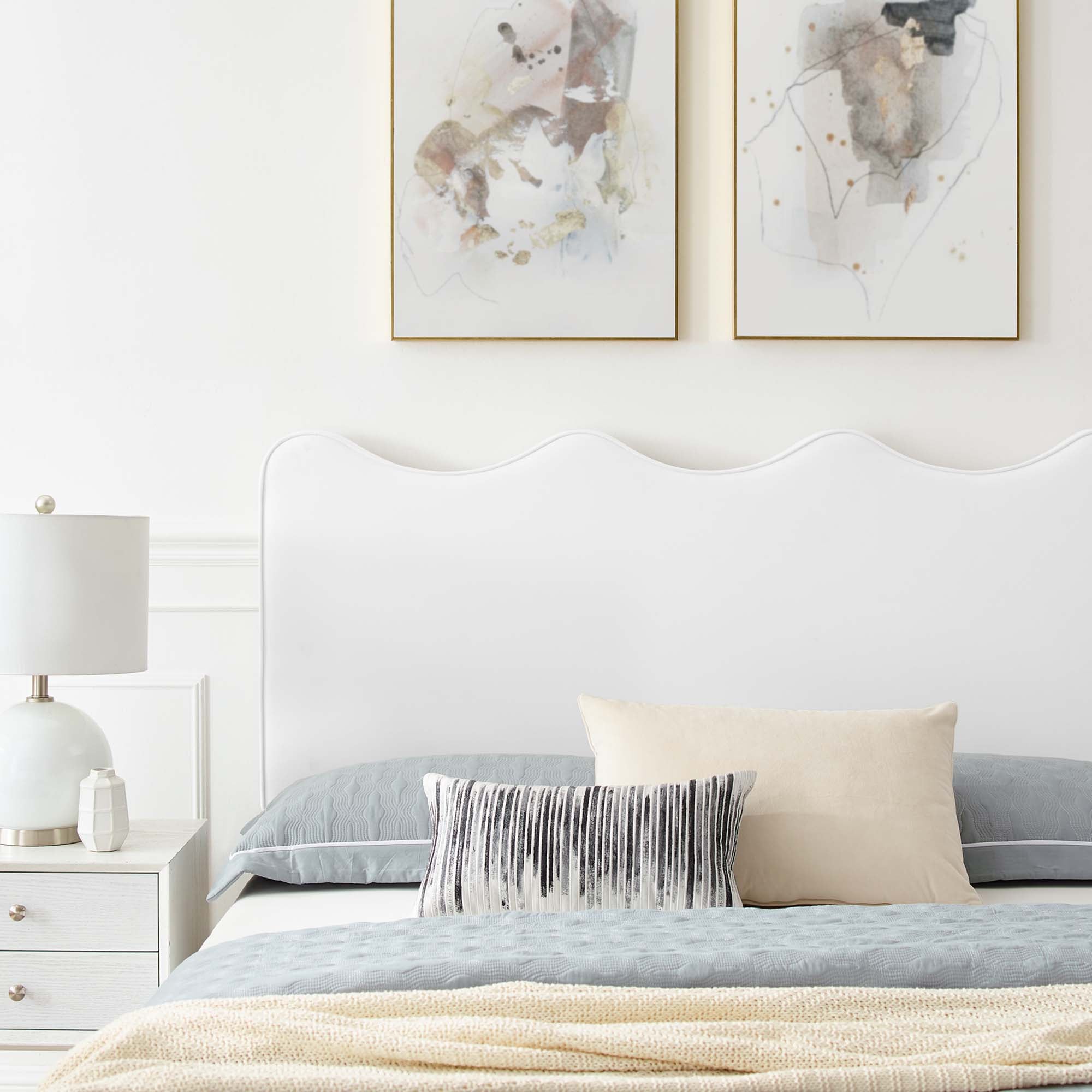 Modway Current Performance Velvet Full Platform Bed