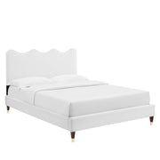 Modway Current Performance Velvet Full Platform Bed