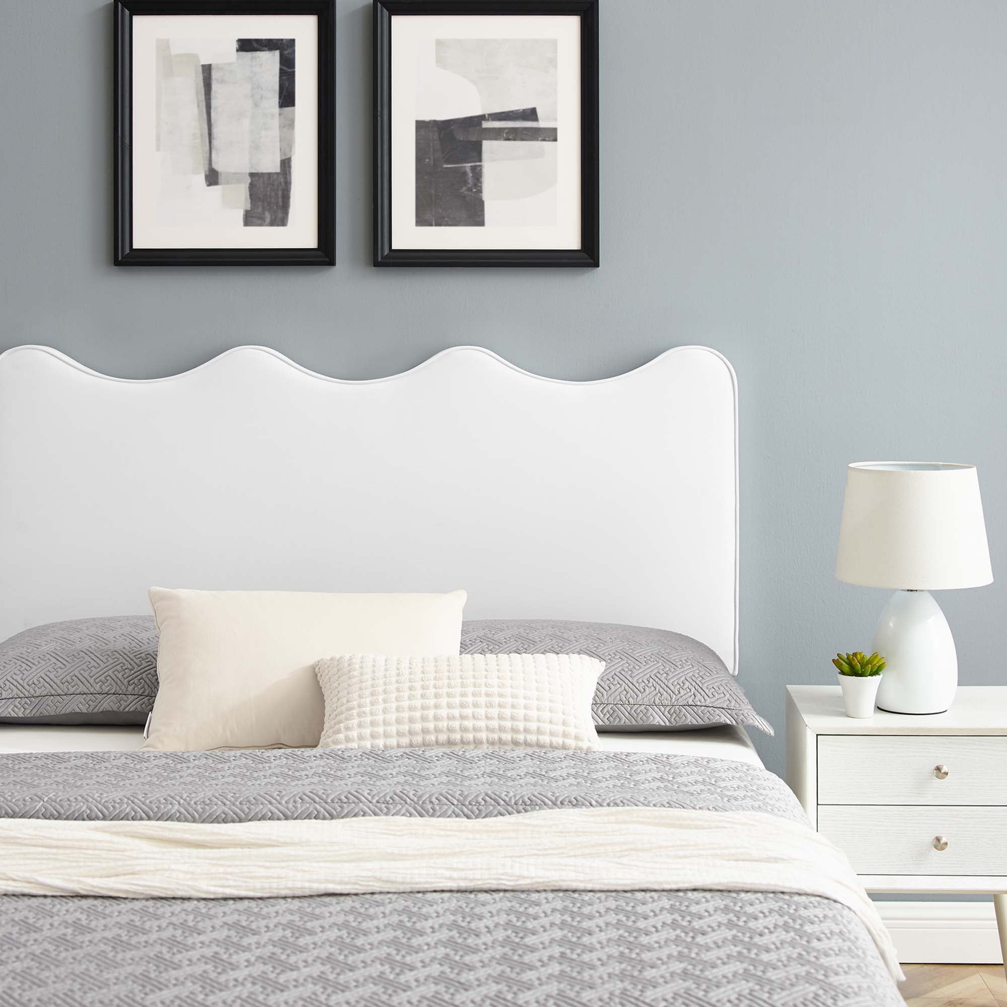 Modway Current Performance Velvet Full Platform Bed