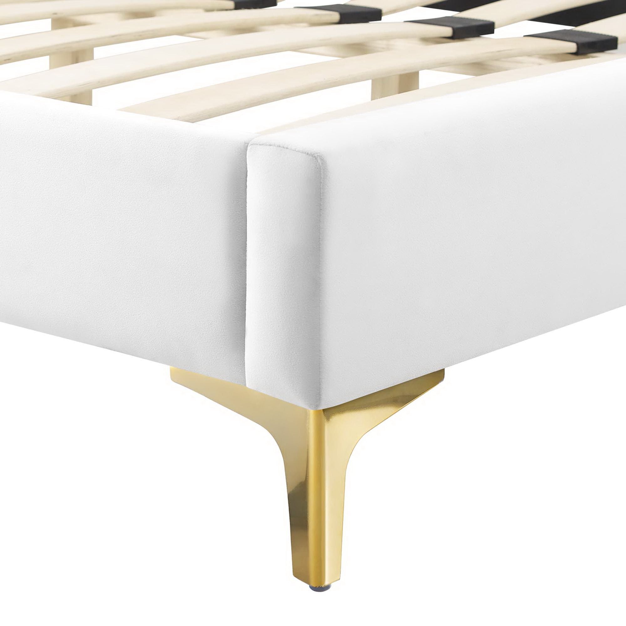 Modway Current Performance Velvet Queen Platform Bed