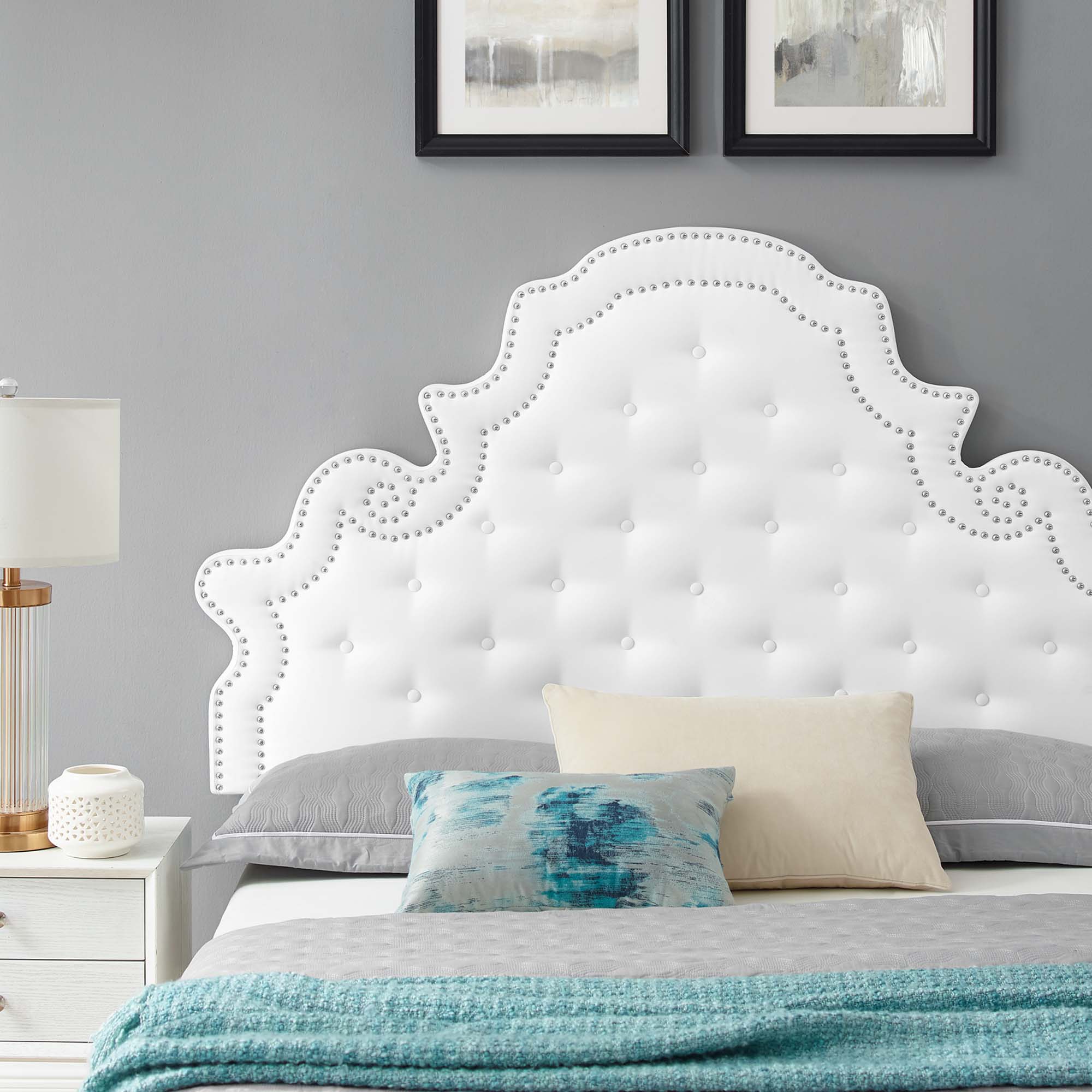 Modway Gwyneth Tufted Performance Velvet Twin Platform Bed