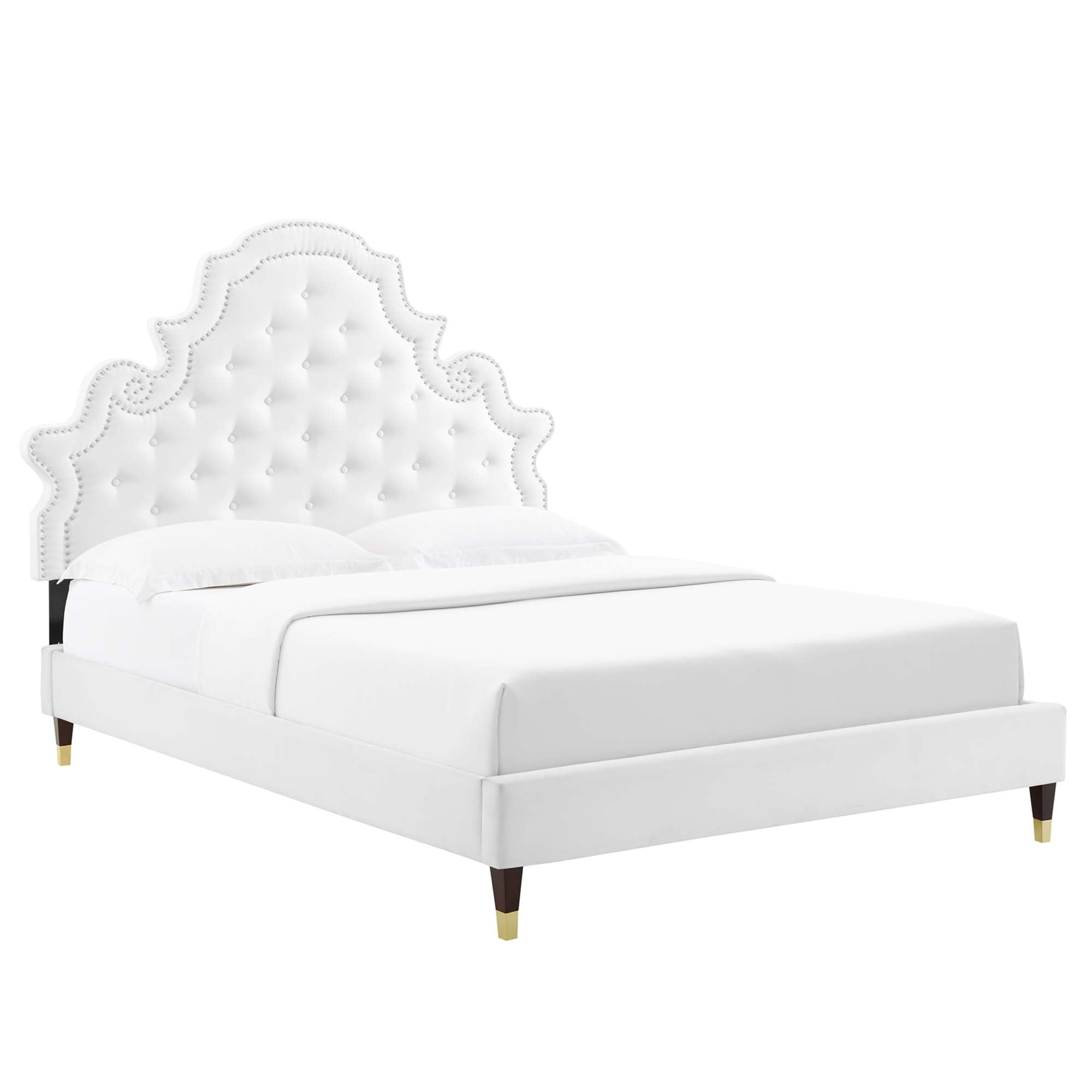 Modway Gwyneth Tufted Performance Velvet Full Platform Bed