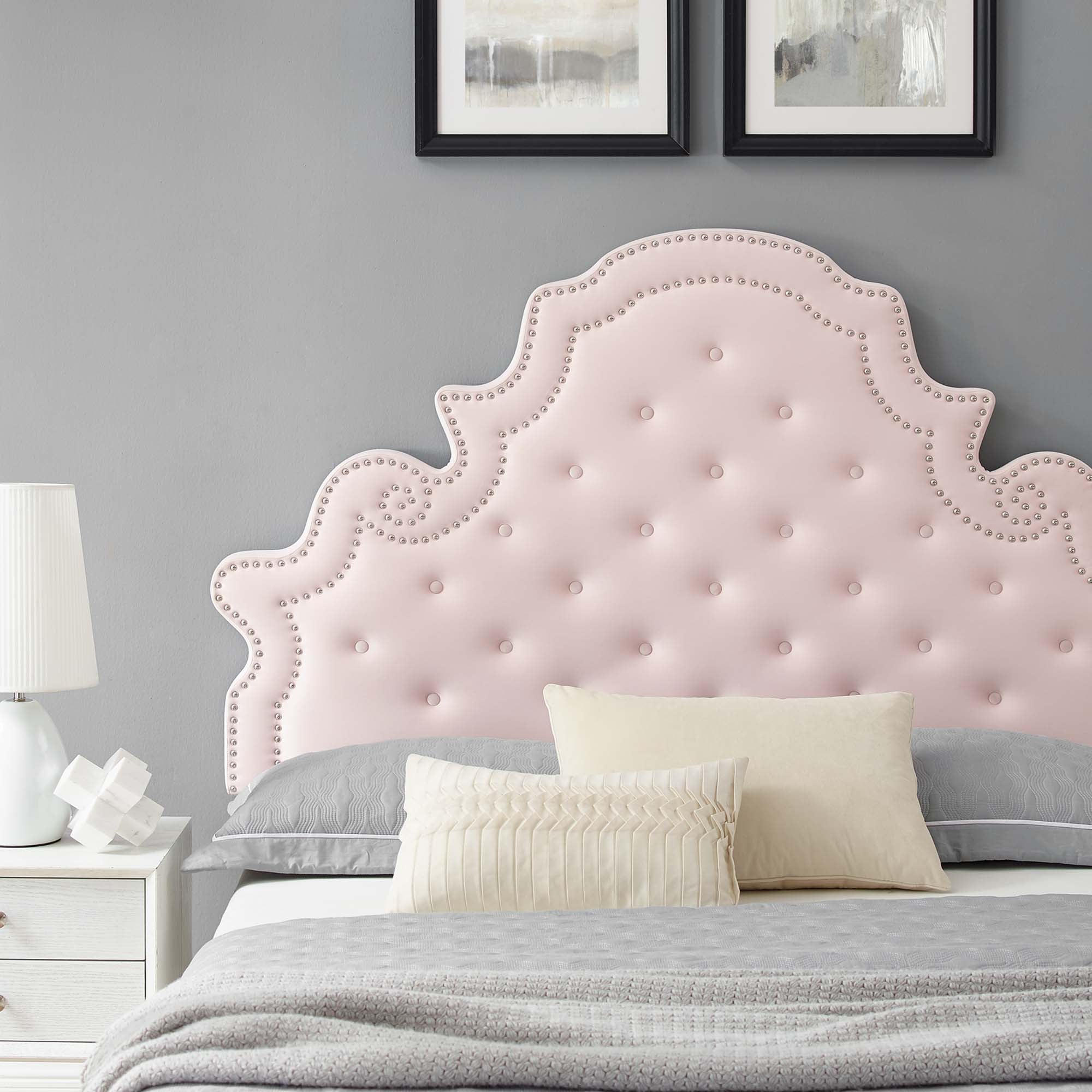 Modway Gwyneth Tufted Performance Velvet Full Platform Bed