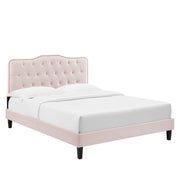 Modway Amber Performance Velvet Queen Platform Bed