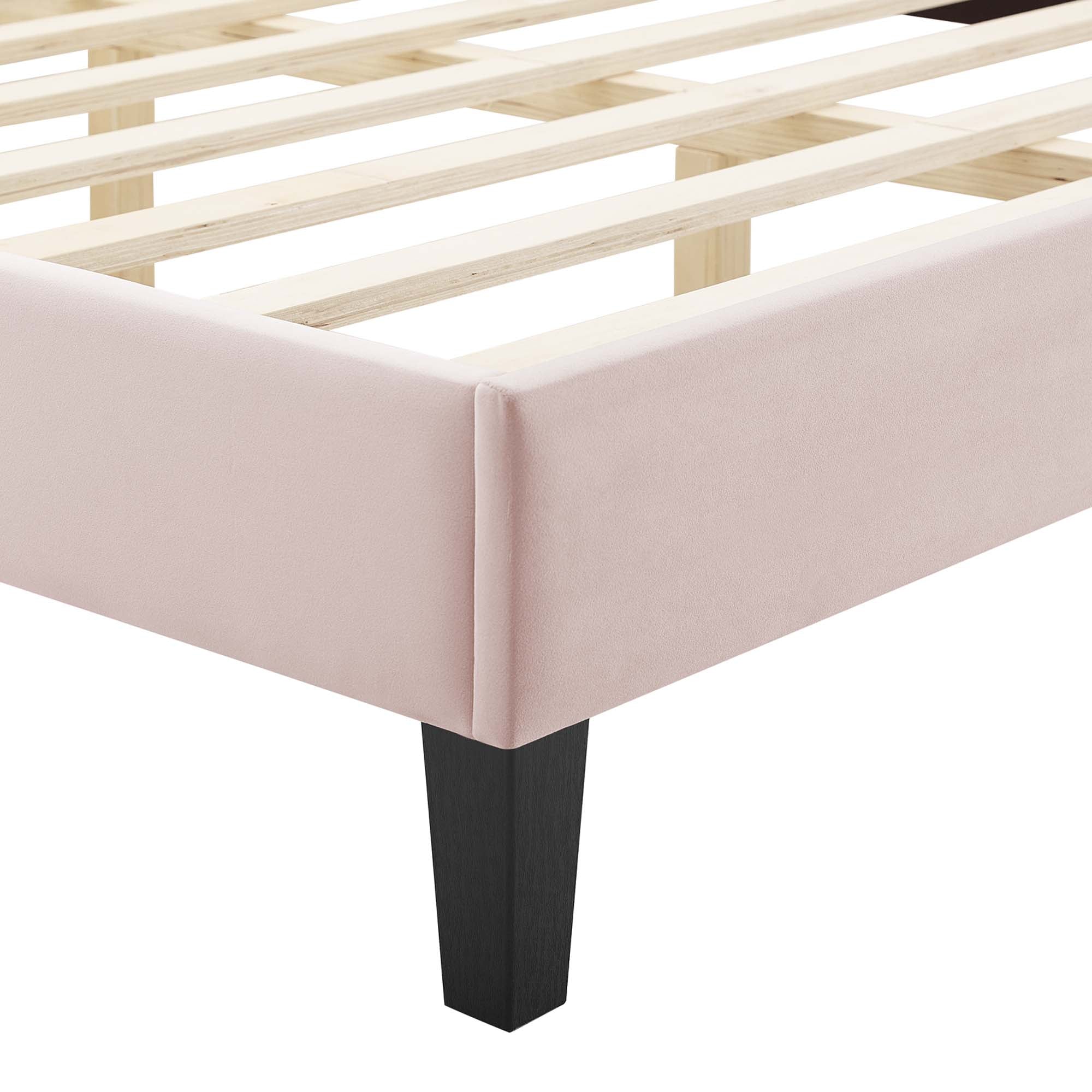 Modway Amber Performance Velvet Queen Platform Bed