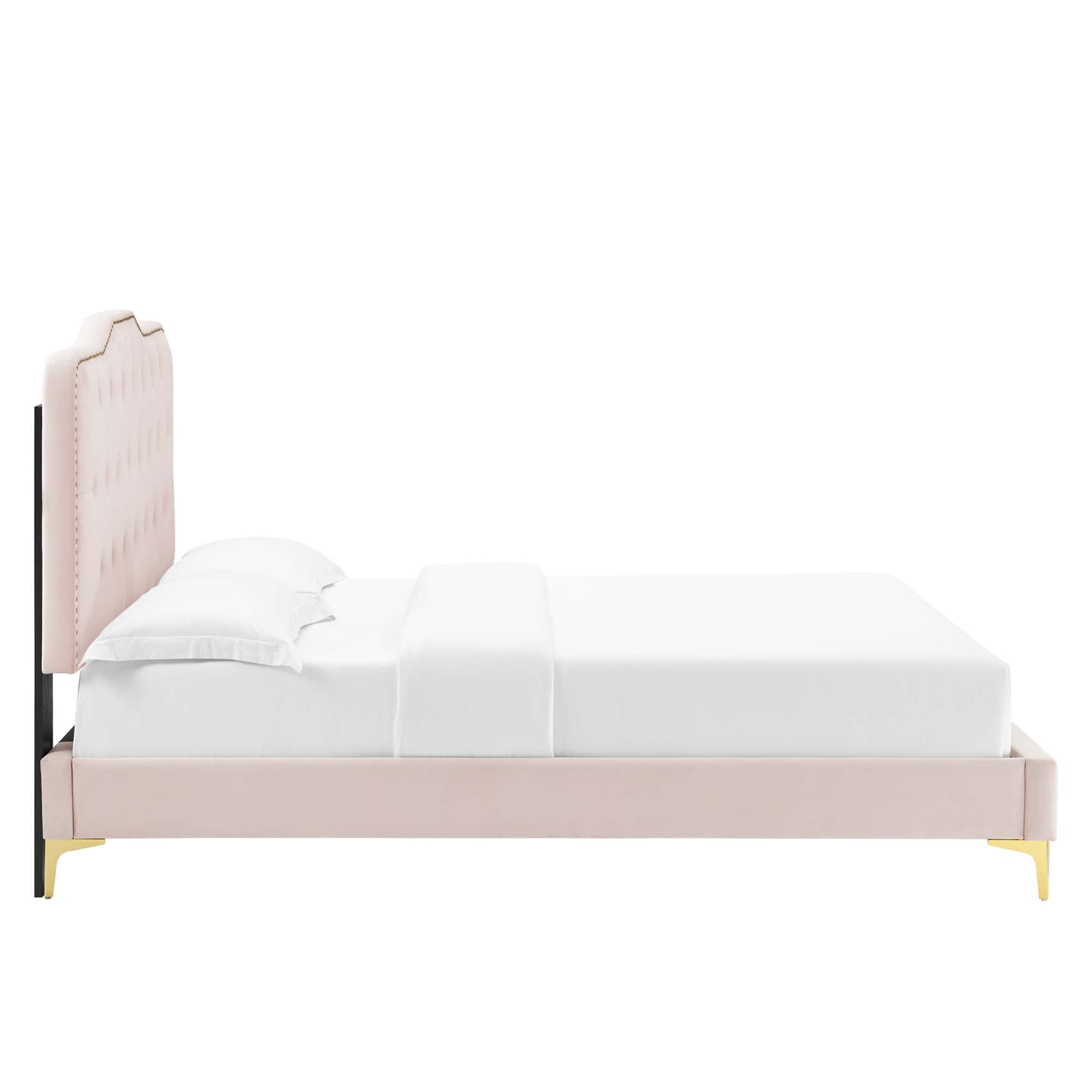 Modway Amber Tufted Performance Velvet Twin Platform Bed
