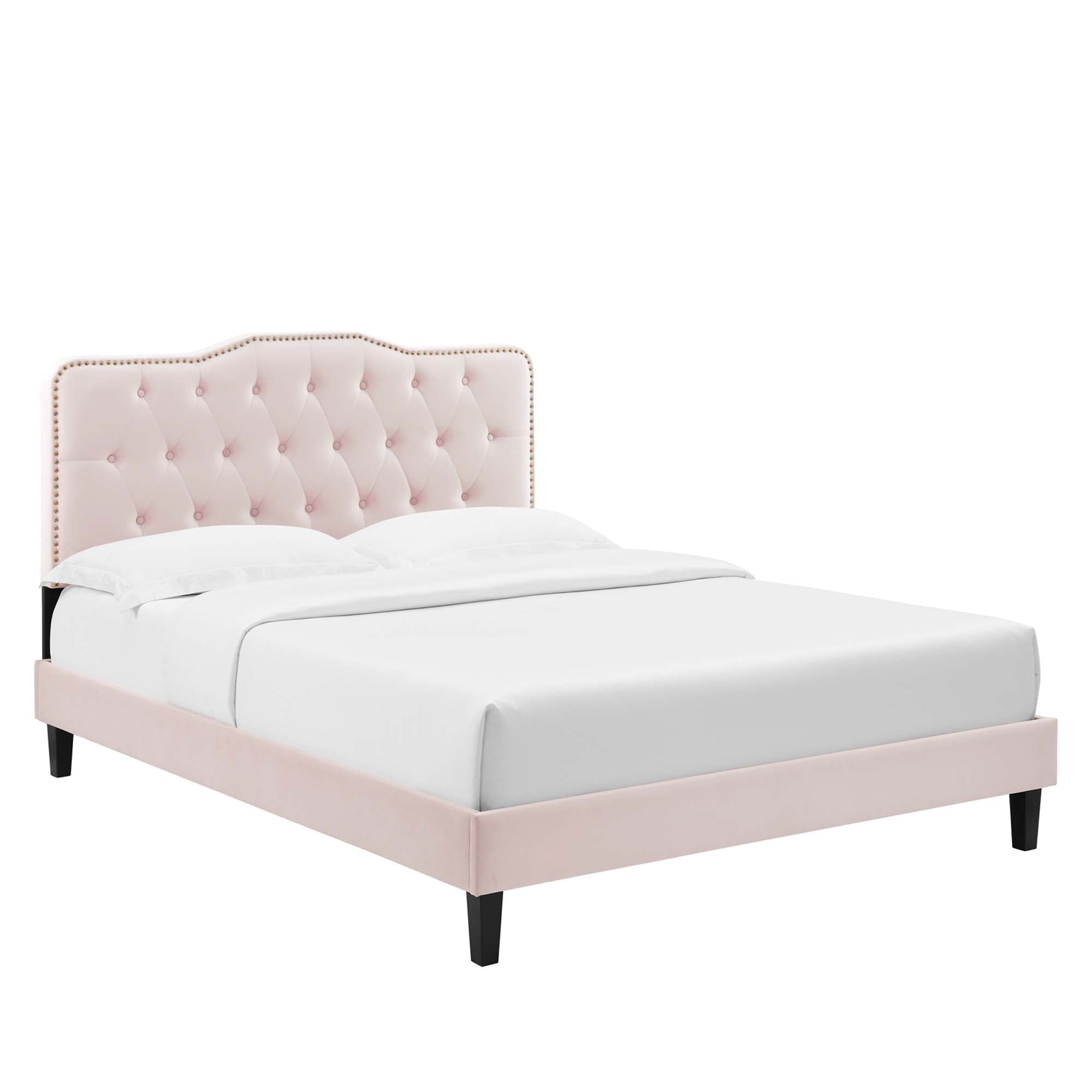 Modway Amber Performance Velvet Twin Platform Bed