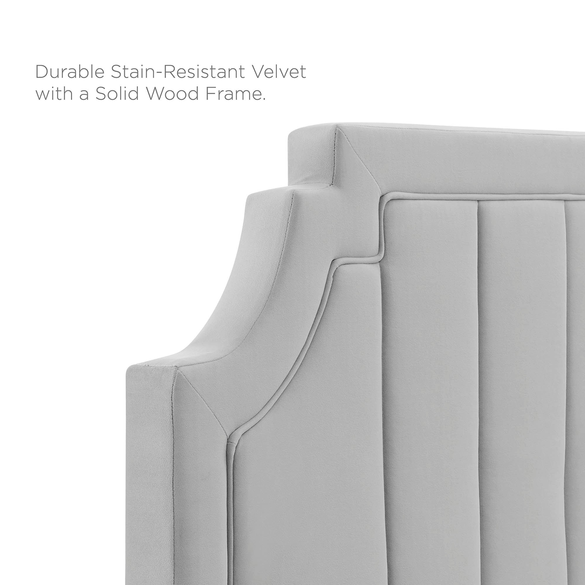 Modway Sienna Performance Velvet Full Platform Bed