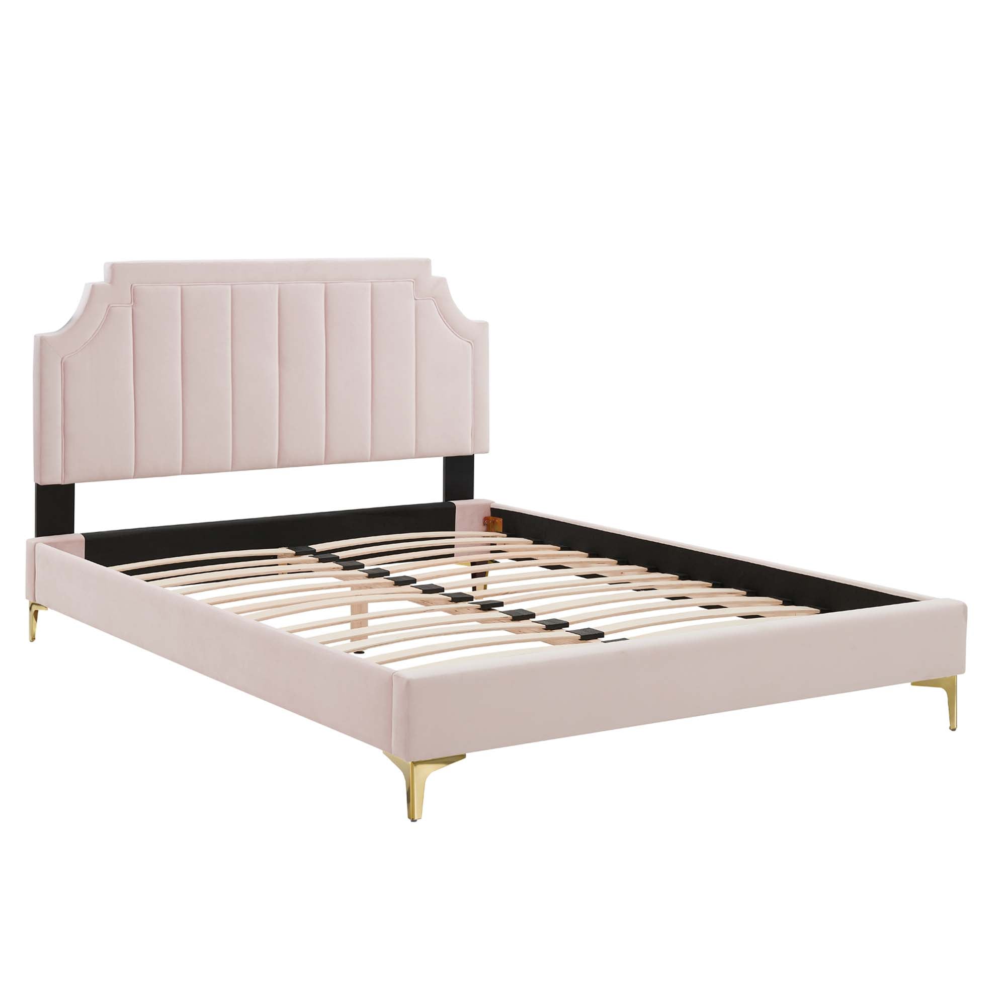 Modway Sienna Performance Velvet Full Platform Bed