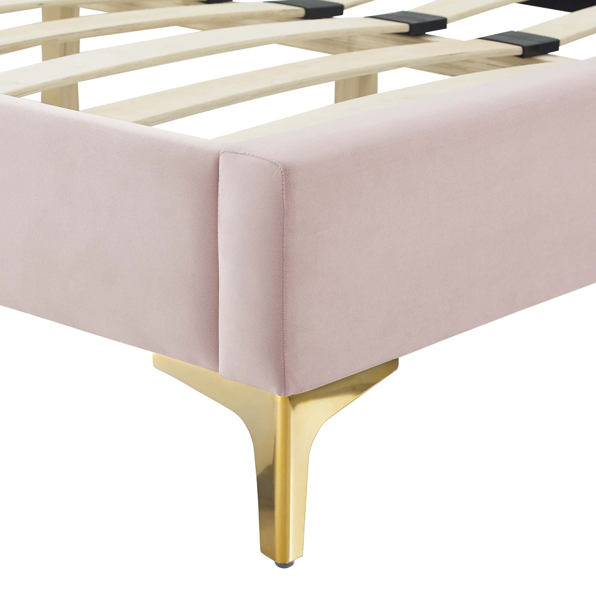 Modway Sienna Performance Velvet Full Platform Bed