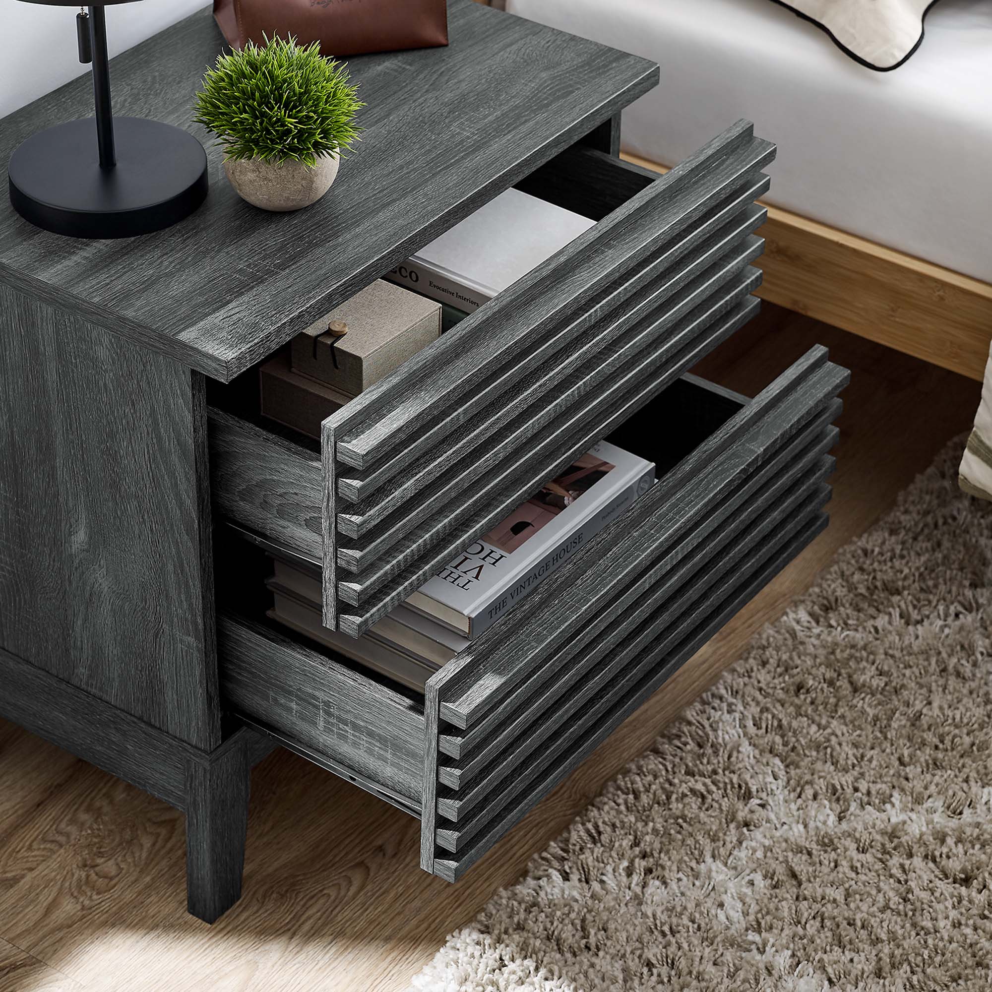 Modway Render Two-Drawer Nightstand