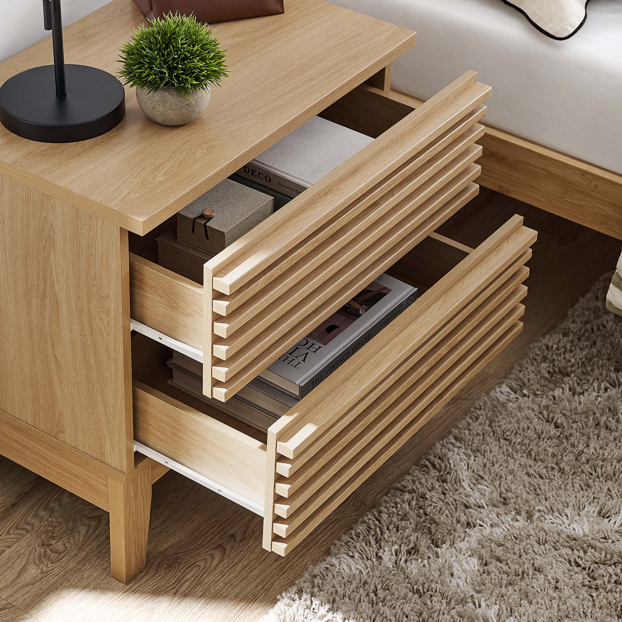 Modway Render Two-Drawer Nightstand