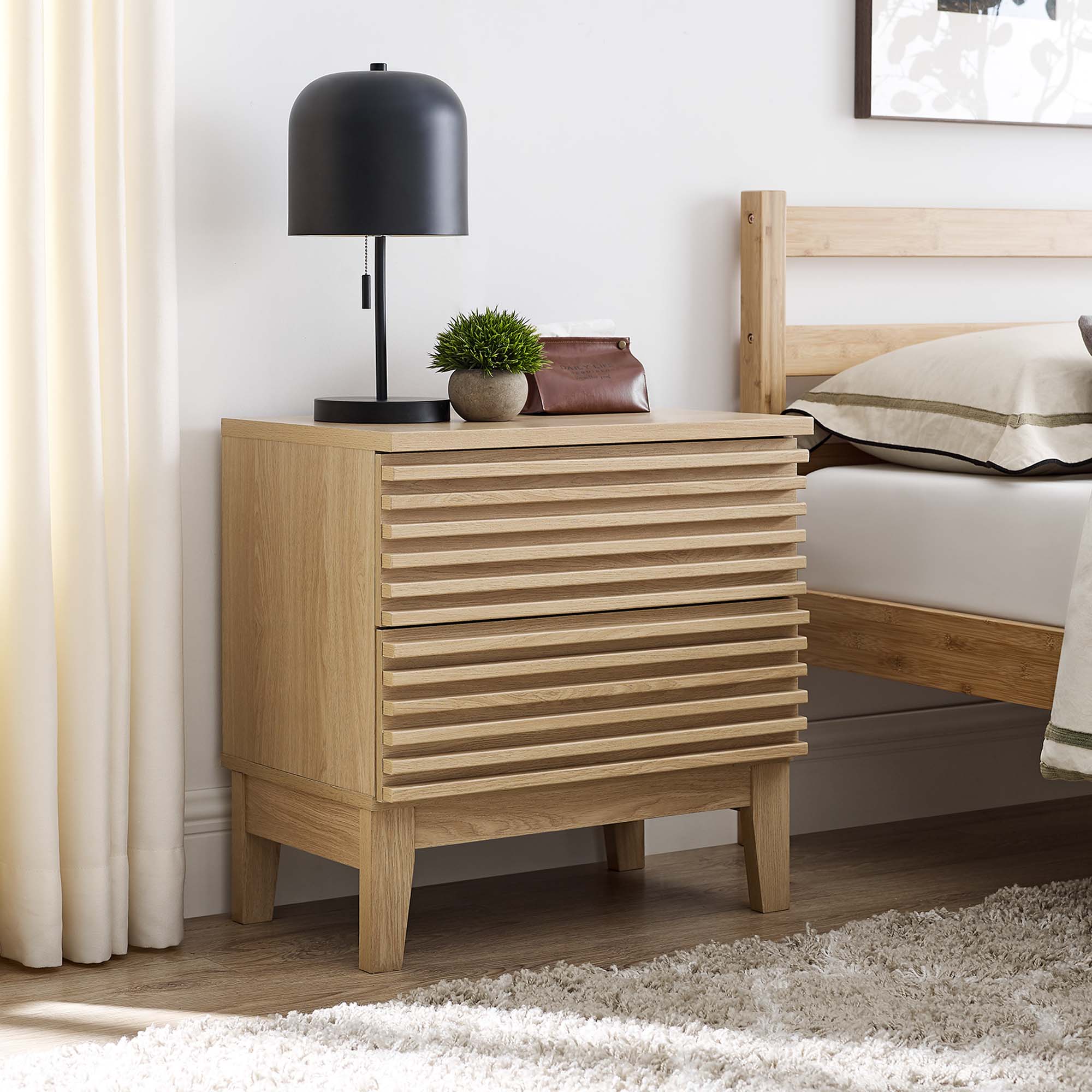 Modway Render Two-Drawer Nightstand