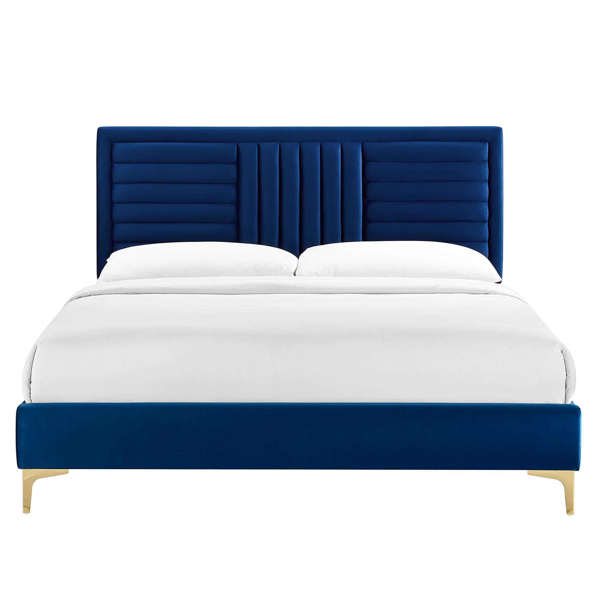Modway Sofia Channel Tufted Performance Velvet Full Platform Bed