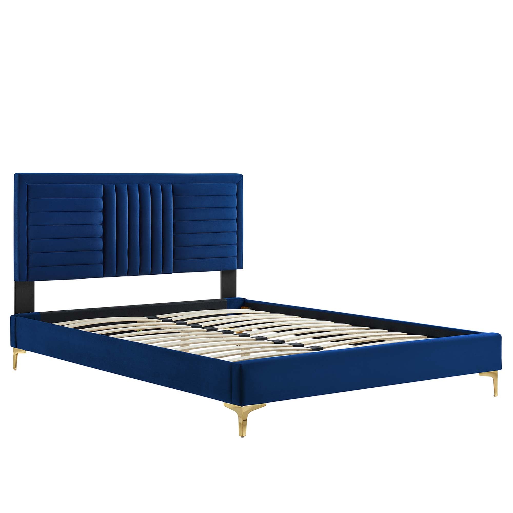 Modway Sofia Channel Tufted Performance Velvet Full Platform Bed