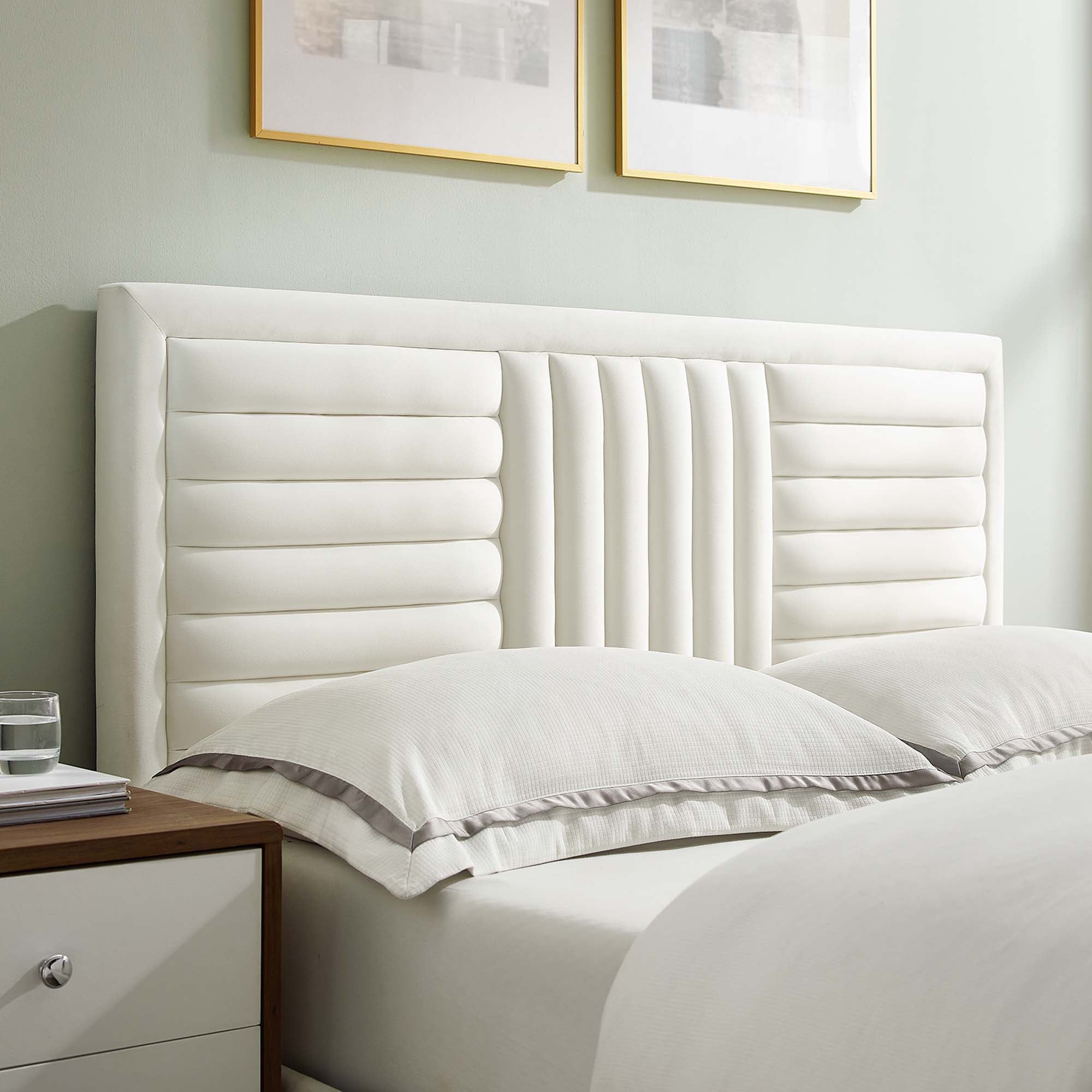 Modway Sofia Channel Tufted Performance Velvet King Platform Bed