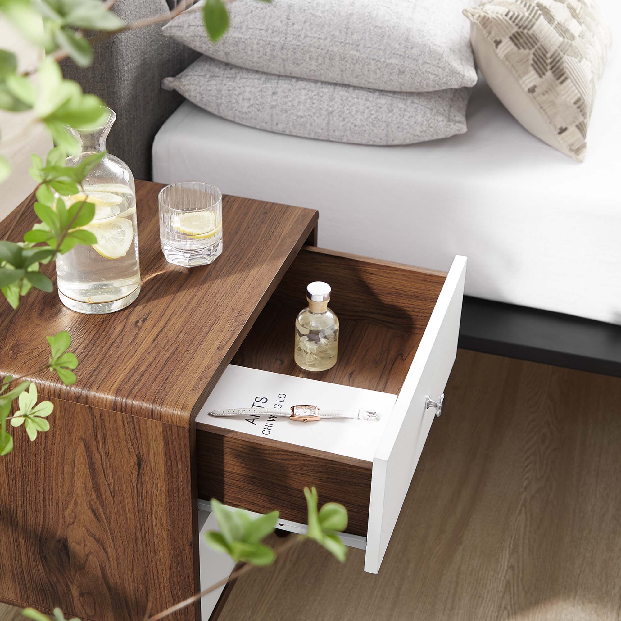 Modway Transmit 2-Drawer Nightstand