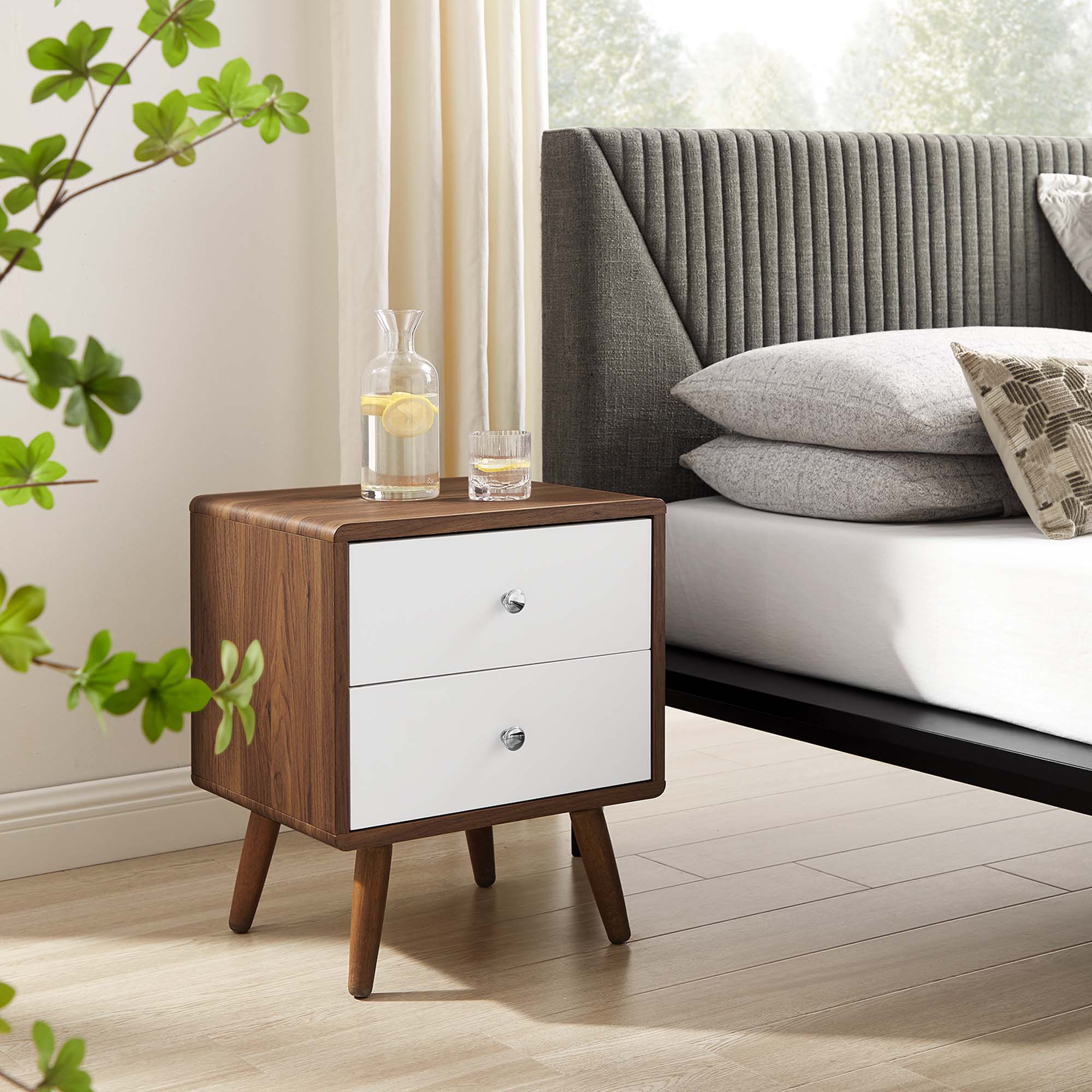 Modway Transmit 2-Drawer Nightstand