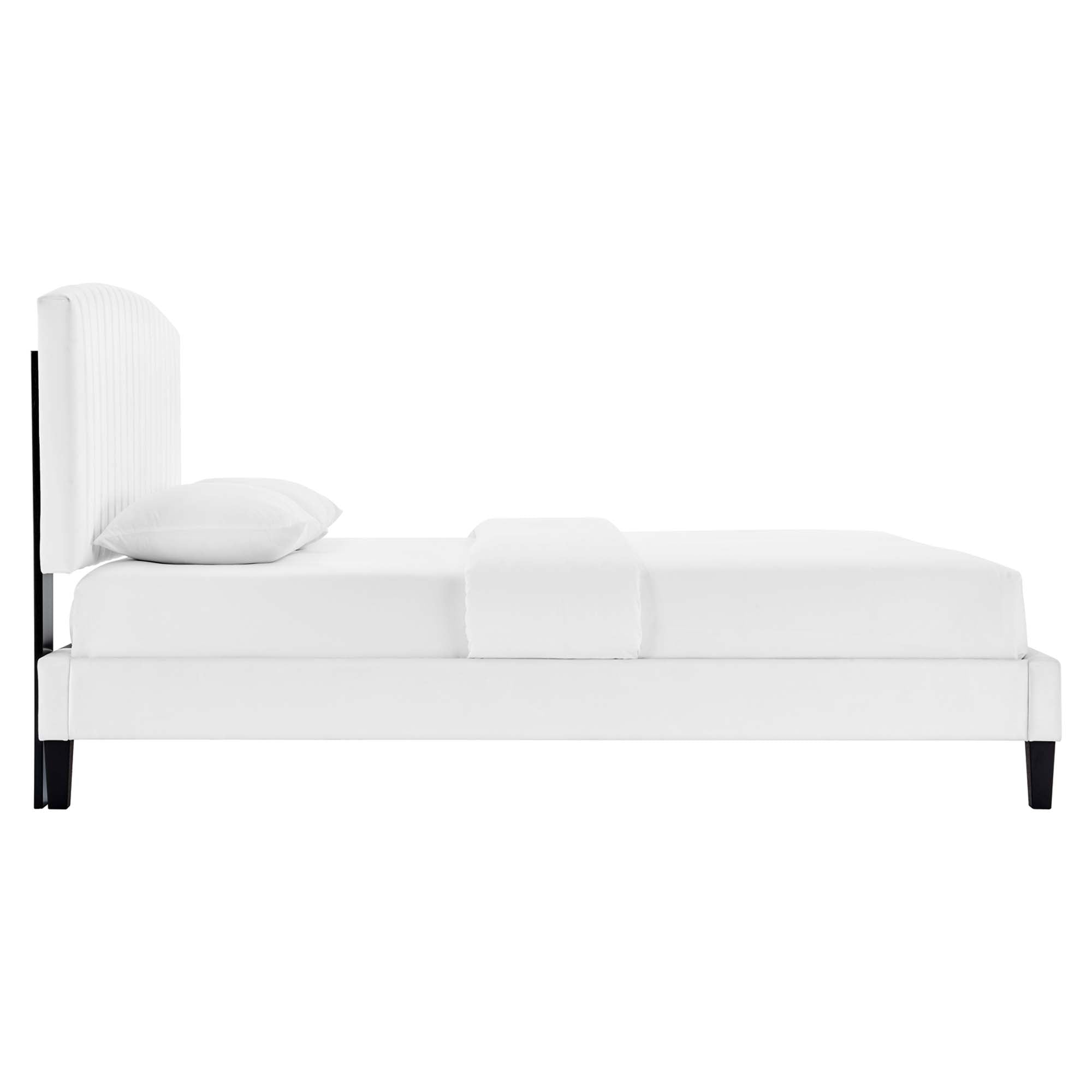 Modway Alessi Performance Velvet Full Platform Bed