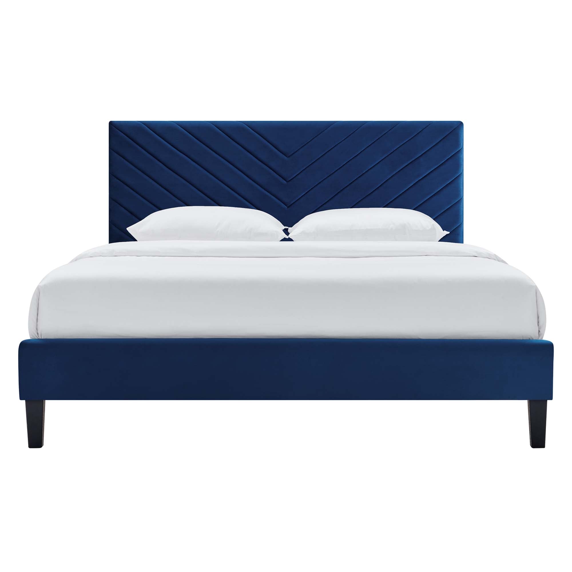 Modway Roxanne Performance Velvet Full Platform Bed