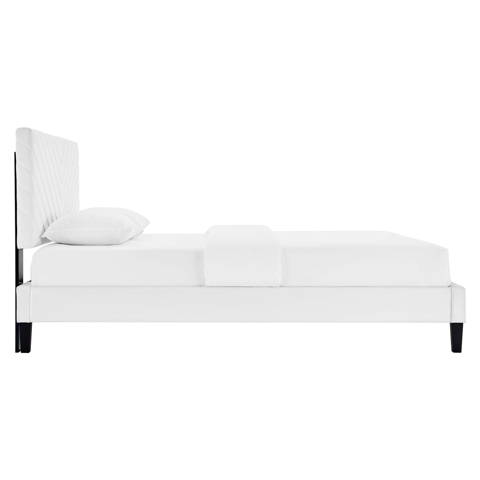 Modway Roxanne Performance Velvet Full Platform Bed