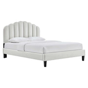 Modway Daisy Performance Velvet Full Platform Bed
