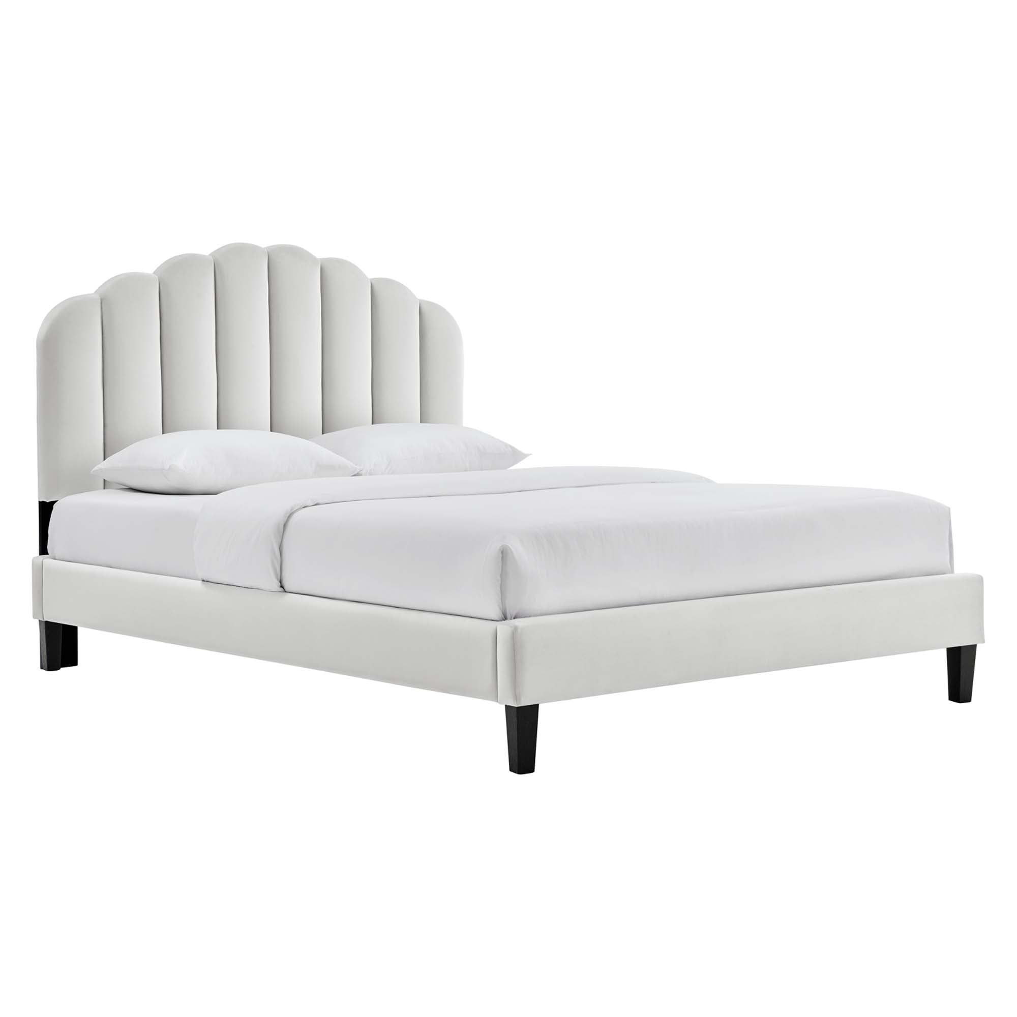 Modway Daisy Performance Velvet Full Platform Bed