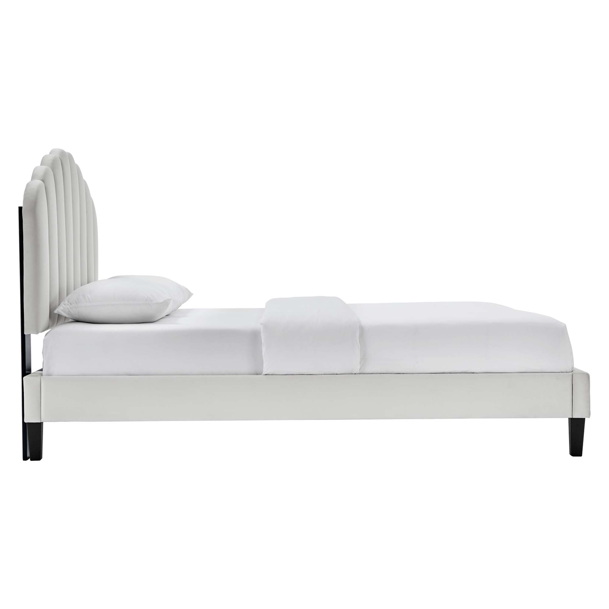 Modway Daisy Performance Velvet Full Platform Bed