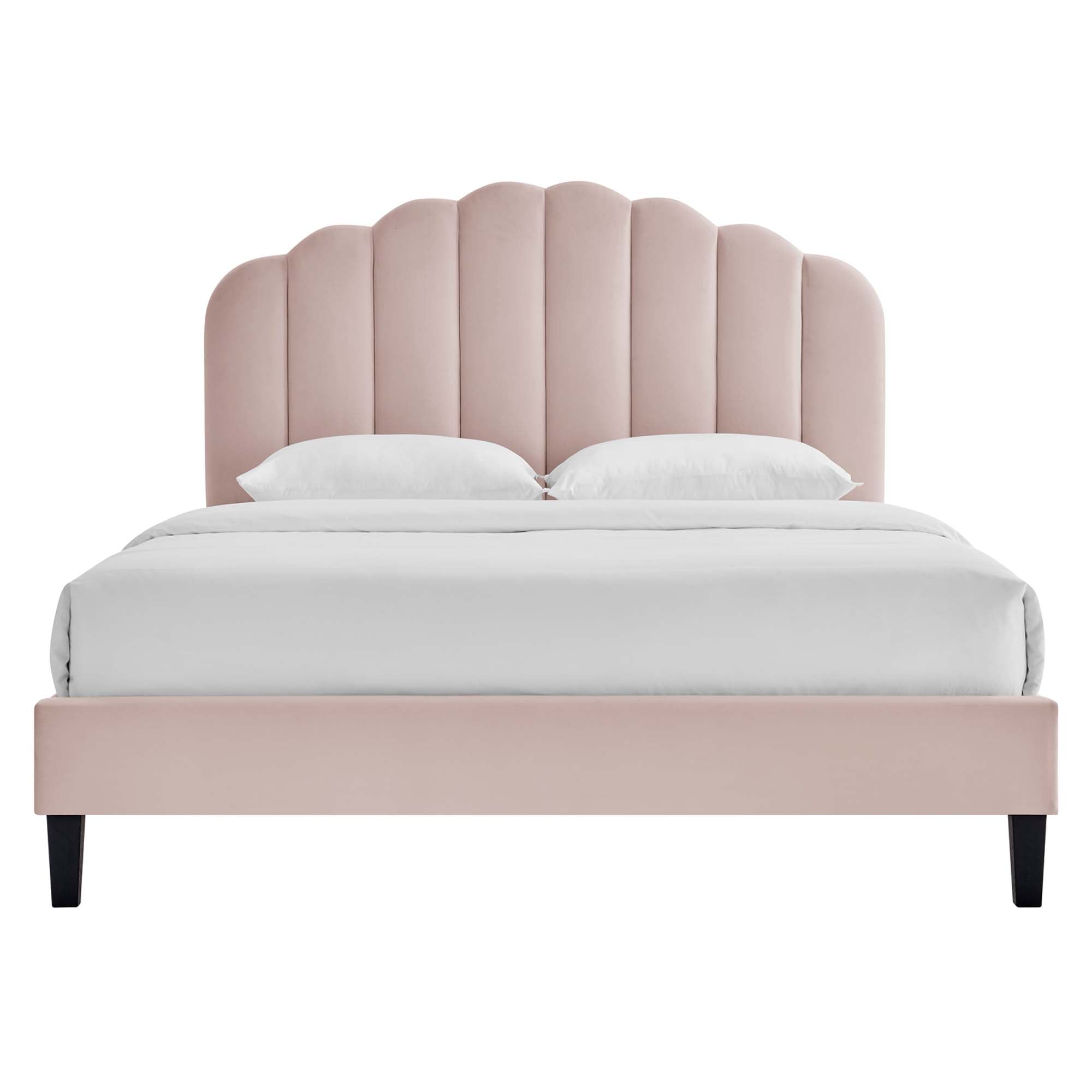 Modway Daisy Performance Velvet Full Platform Bed