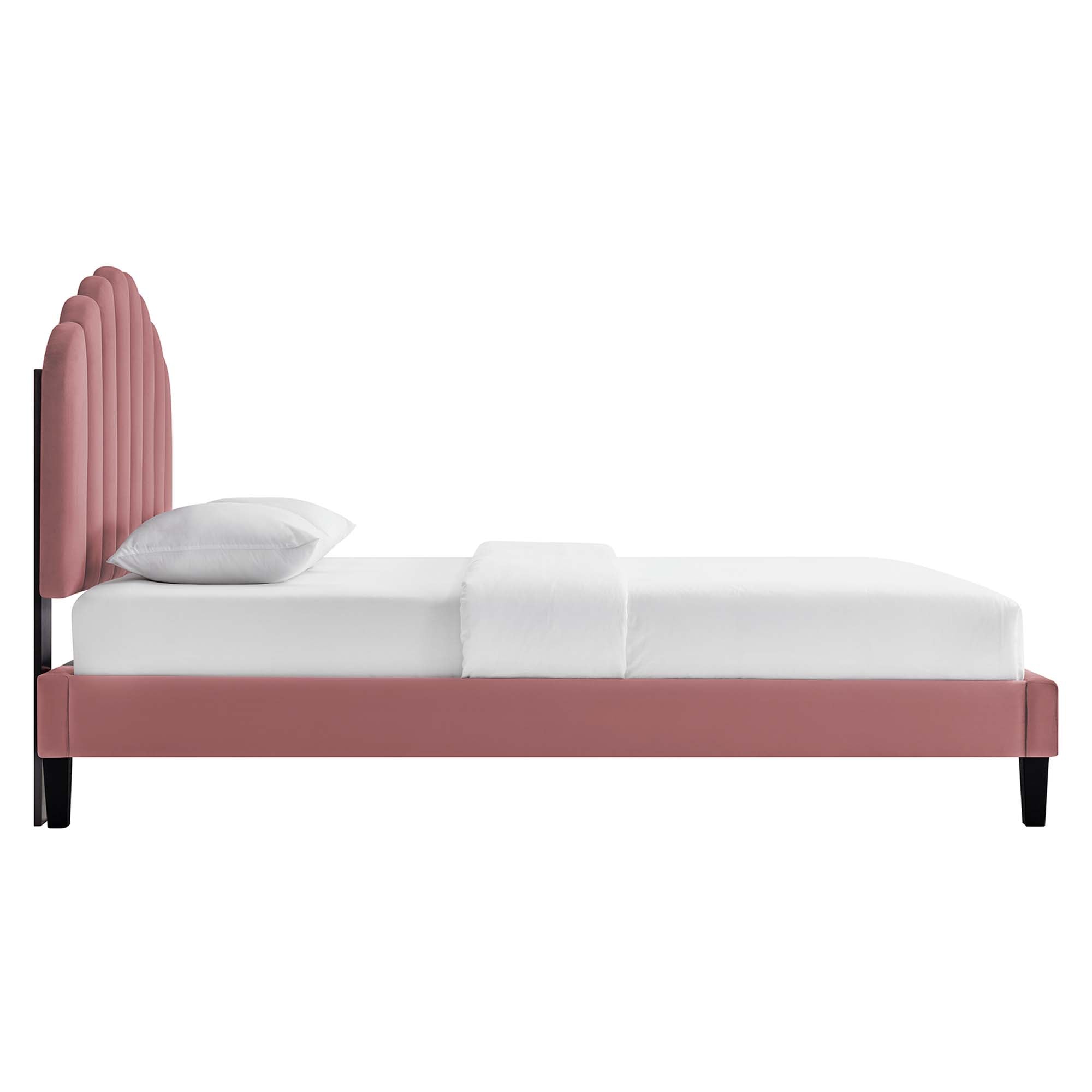 Modway Daisy Performance Velvet Twin Platform Bed