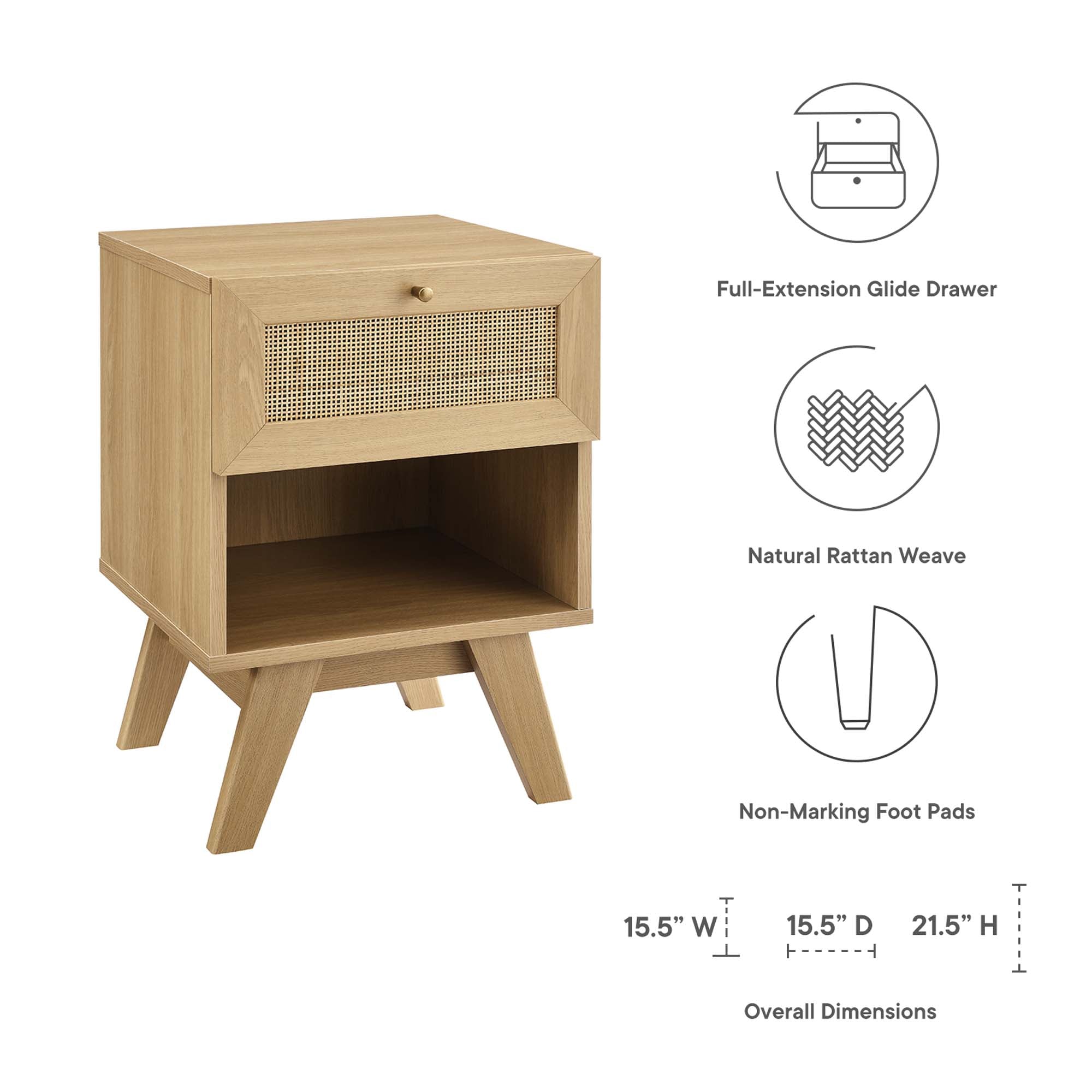 Modway Soma 1-Drawer Nightstand