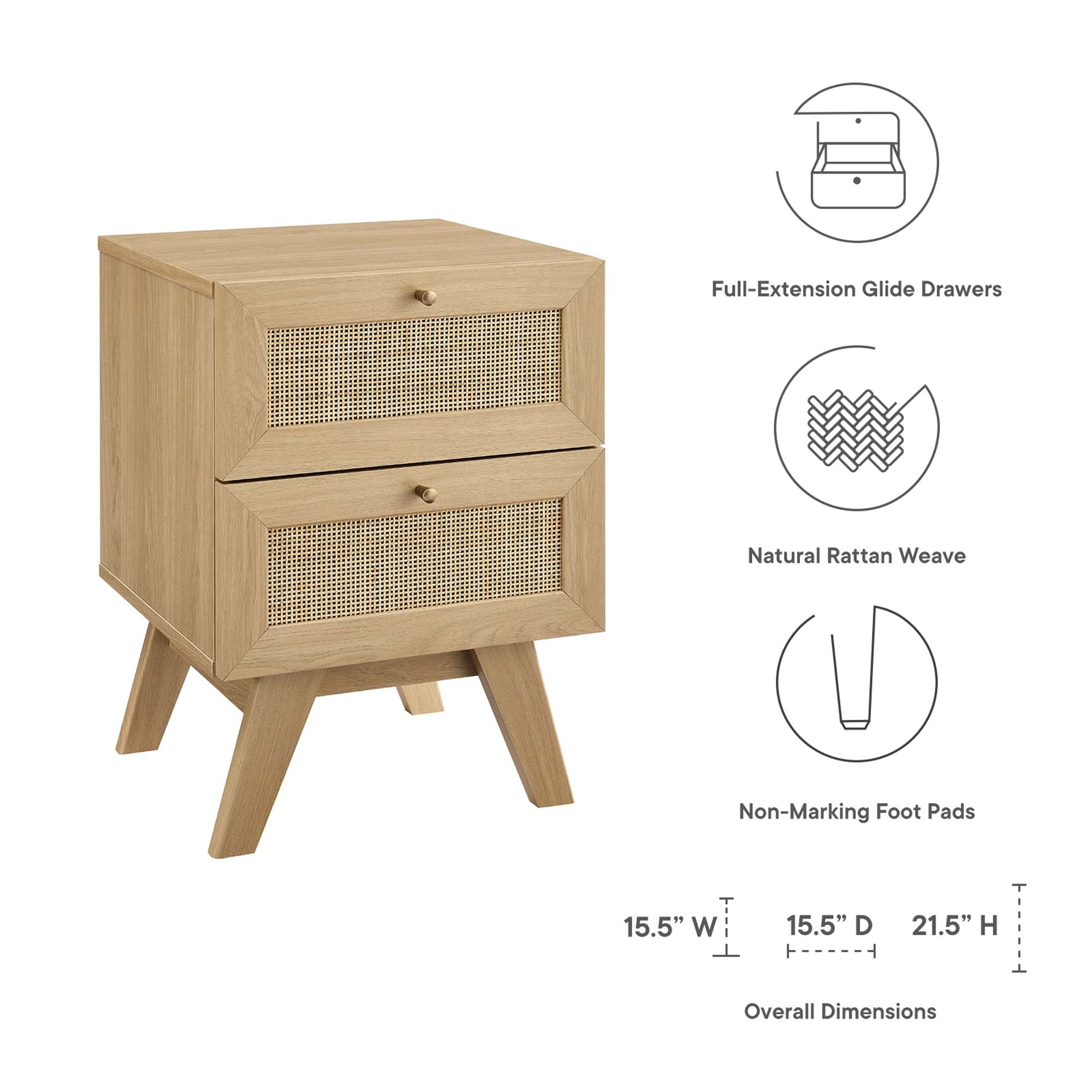 Modway Soma 2-Drawer Nightstand