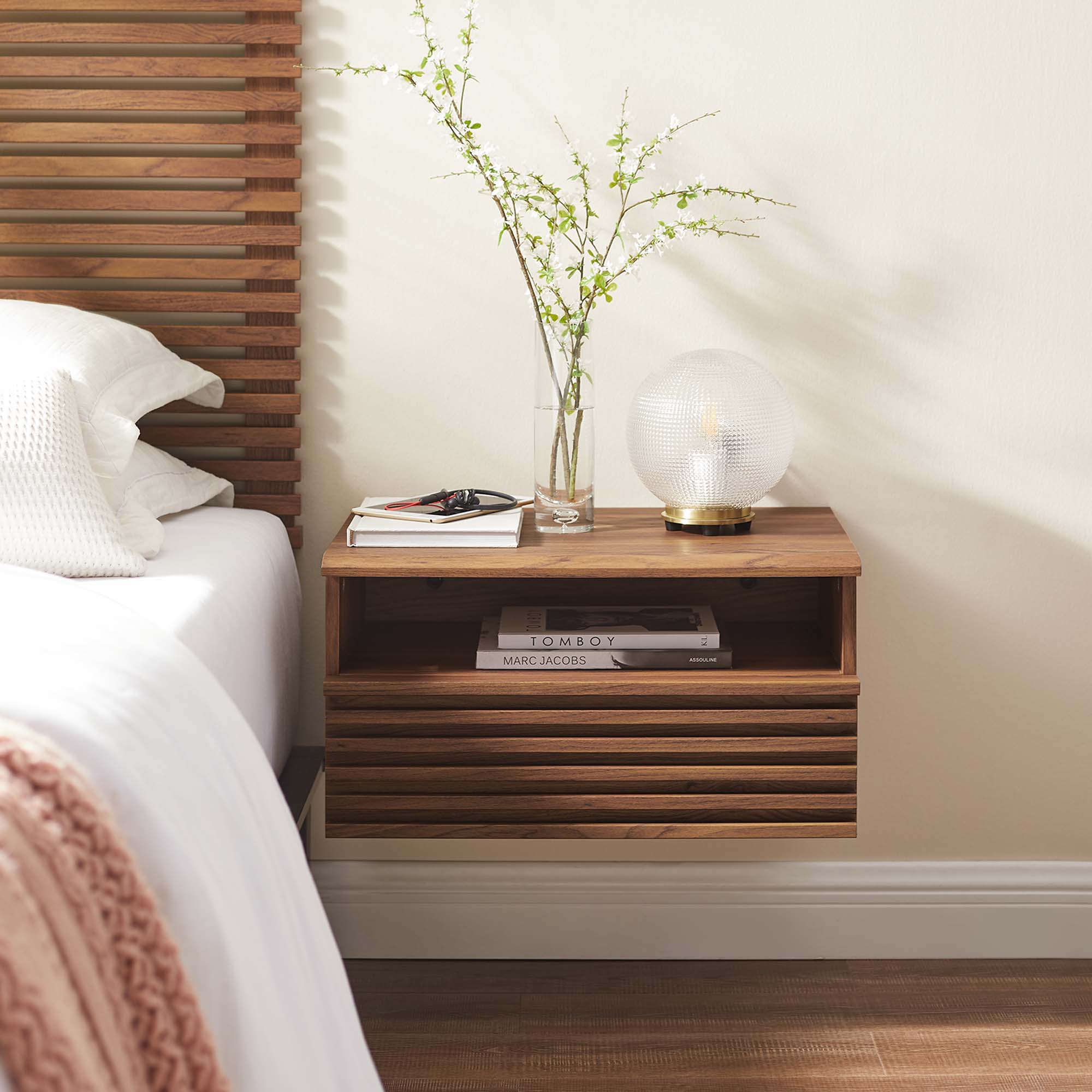 Modway Render Wall-Mount Nightstand