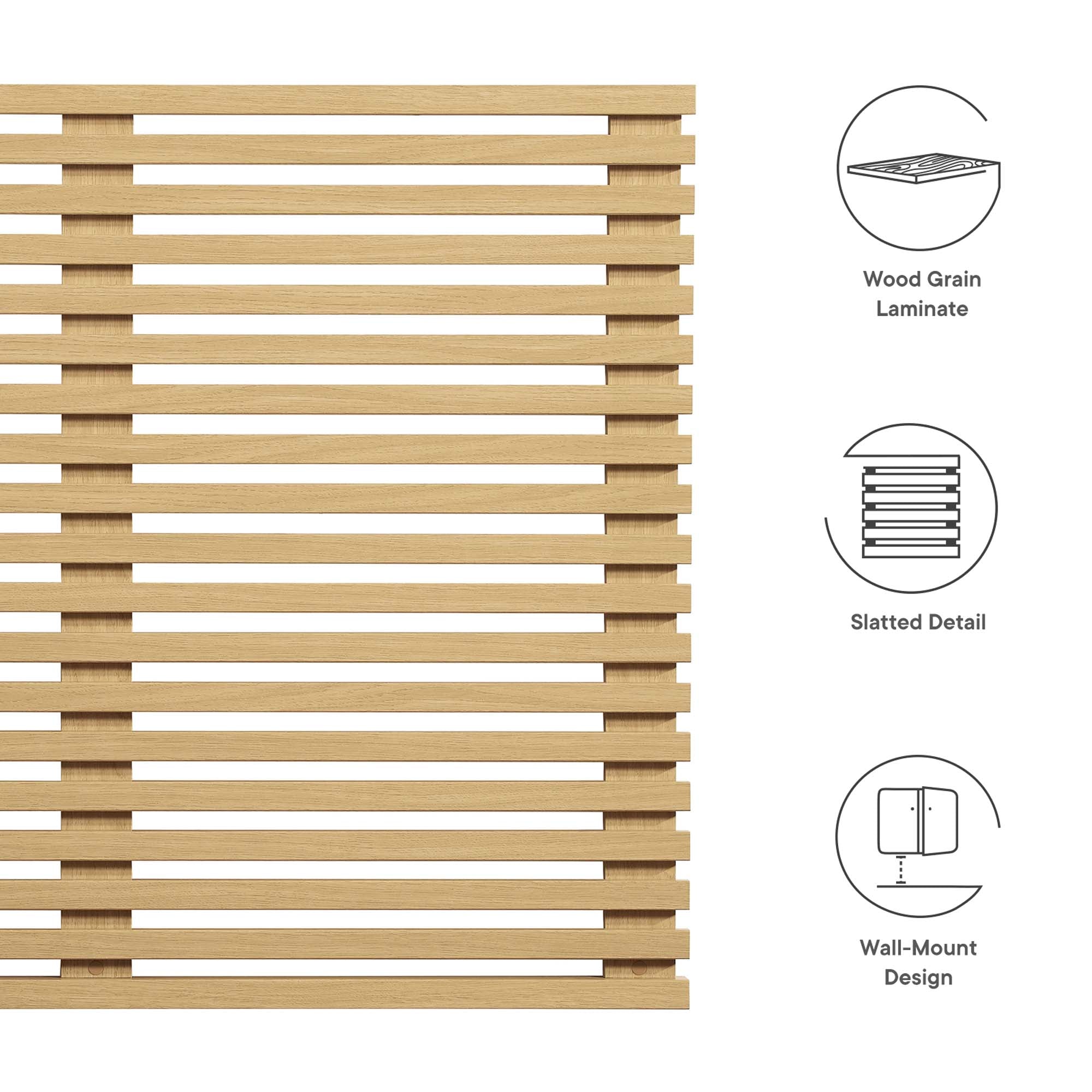 Modway Render Wall Mount Twin Headboard