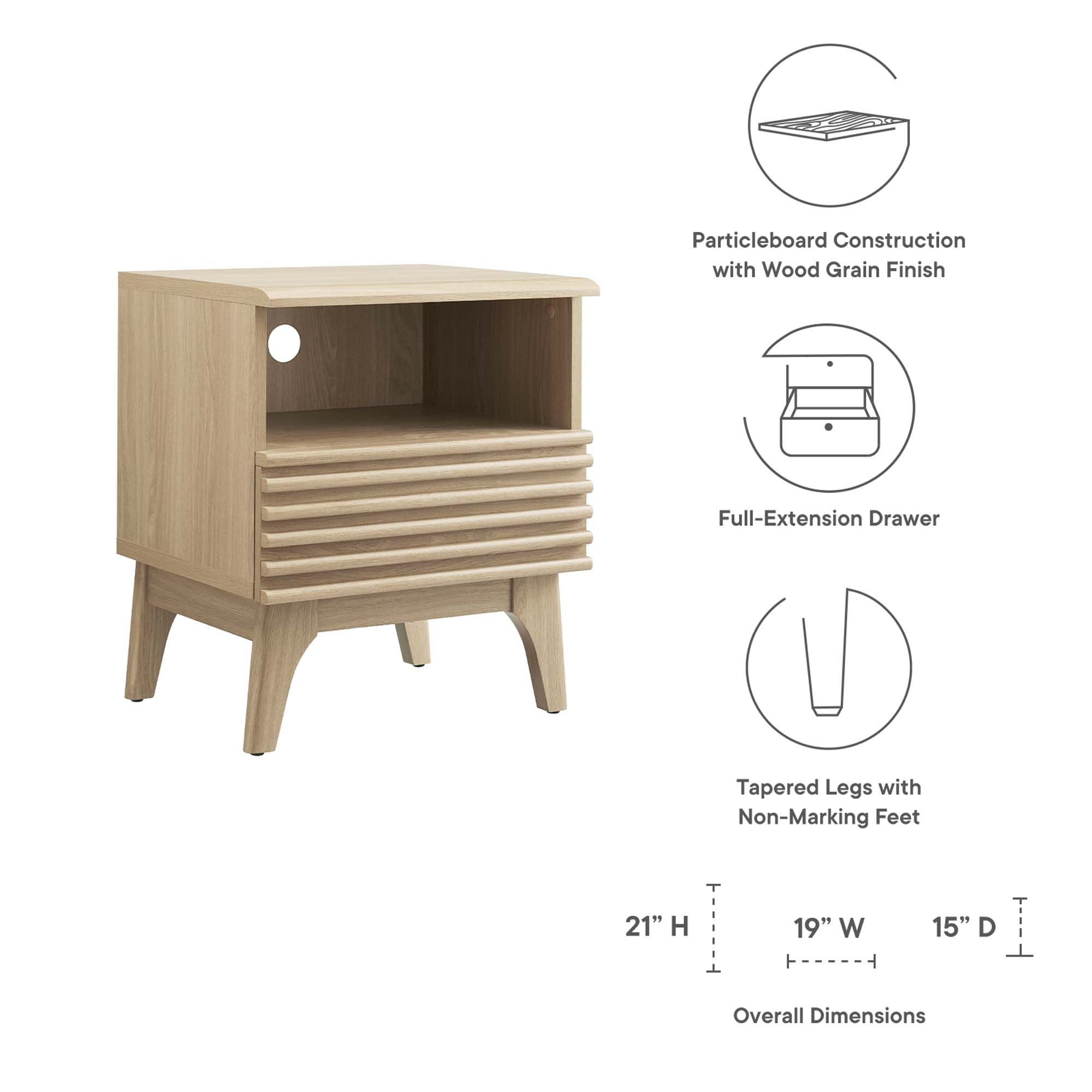 Modway Render Nightstand
