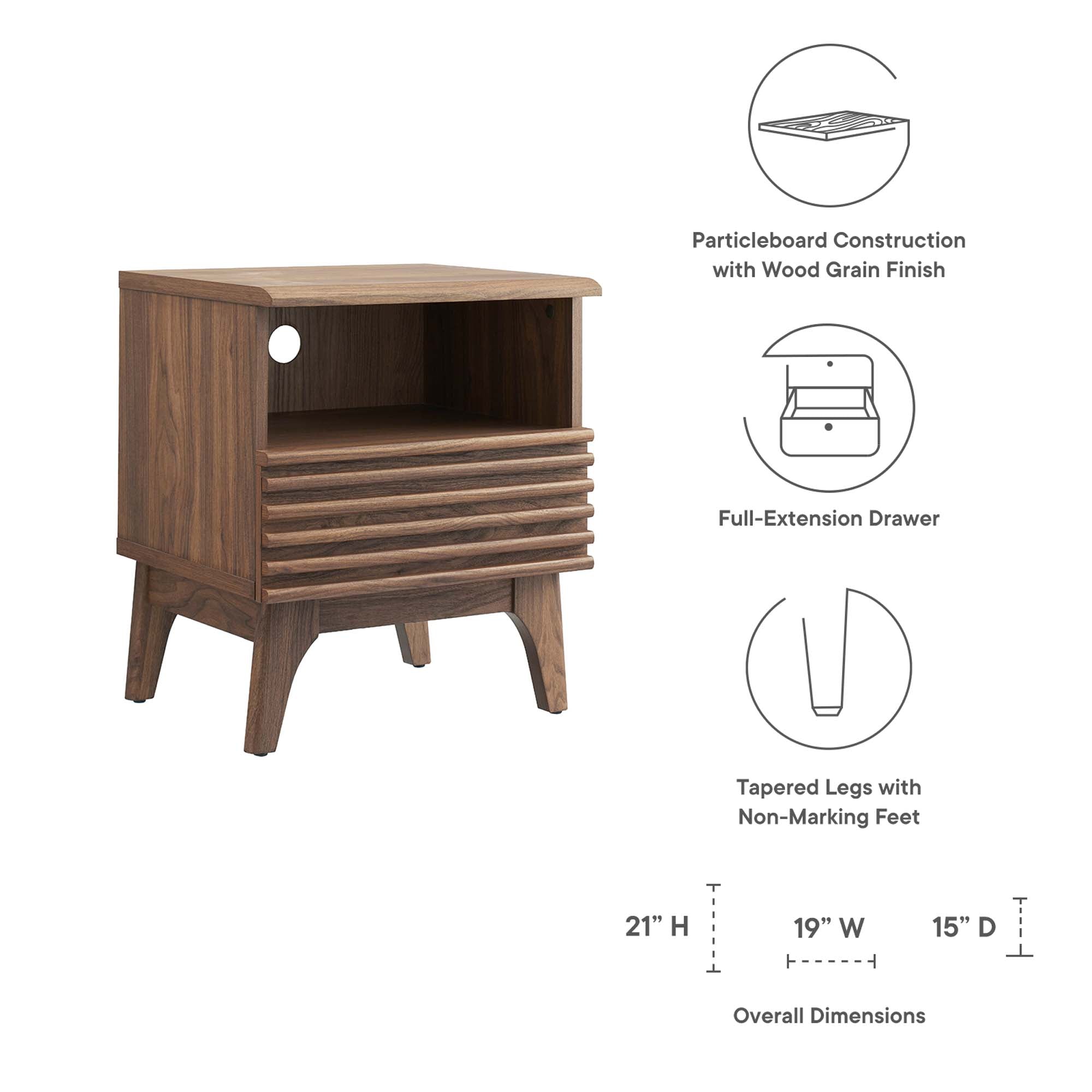 Modway Render Nightstand