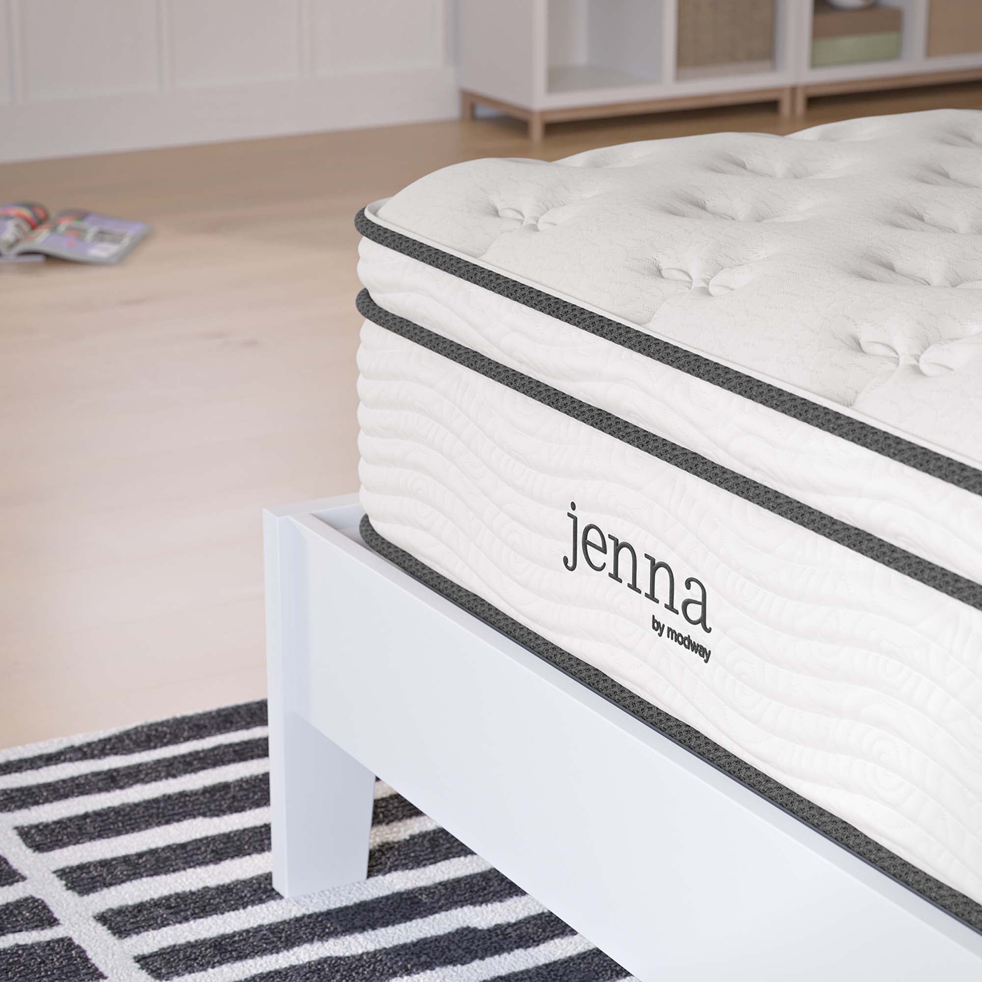 Modway Jenna 12" Innerspring and Foam Twin Mattress