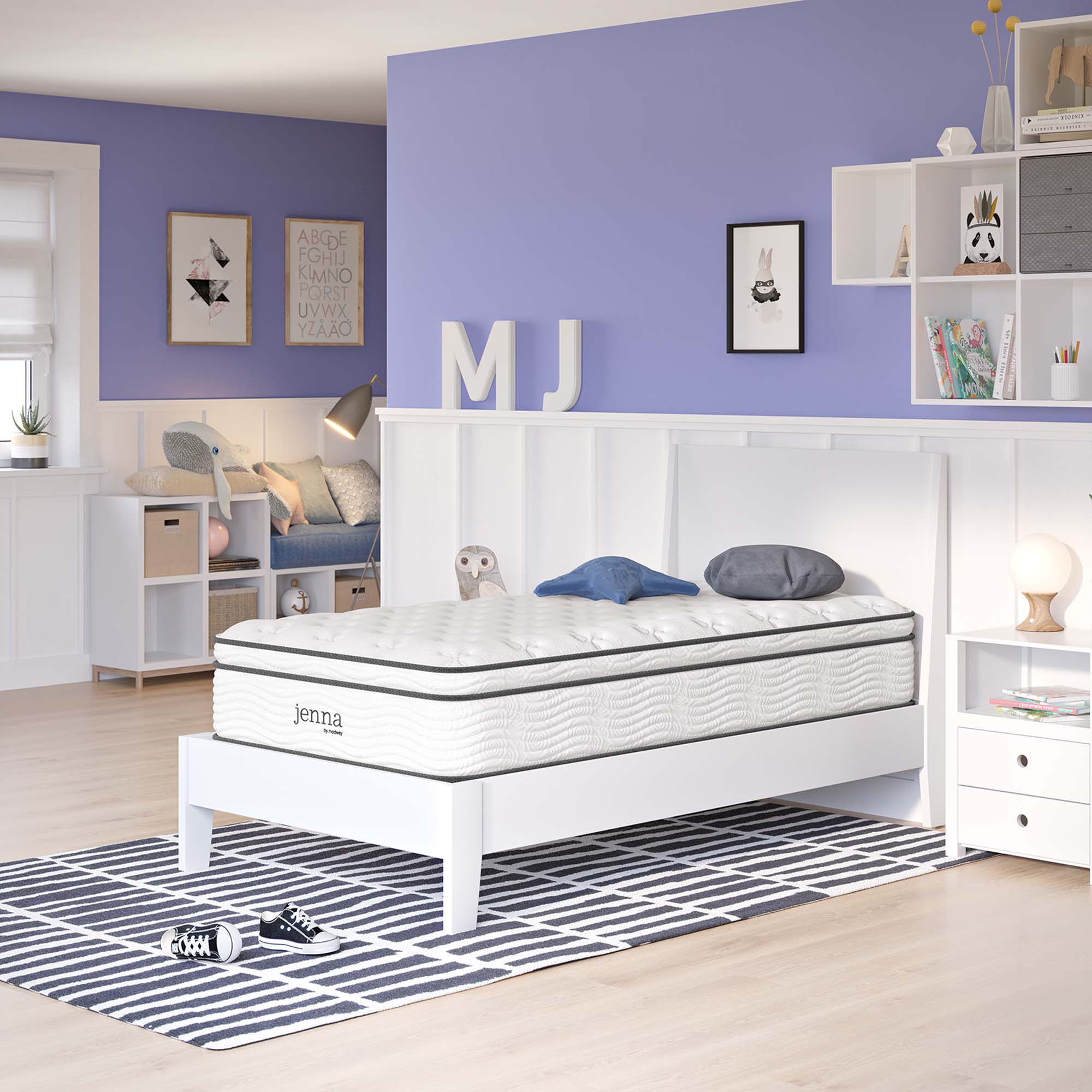 Modway Jenna 12" Innerspring and Foam Twin Mattress