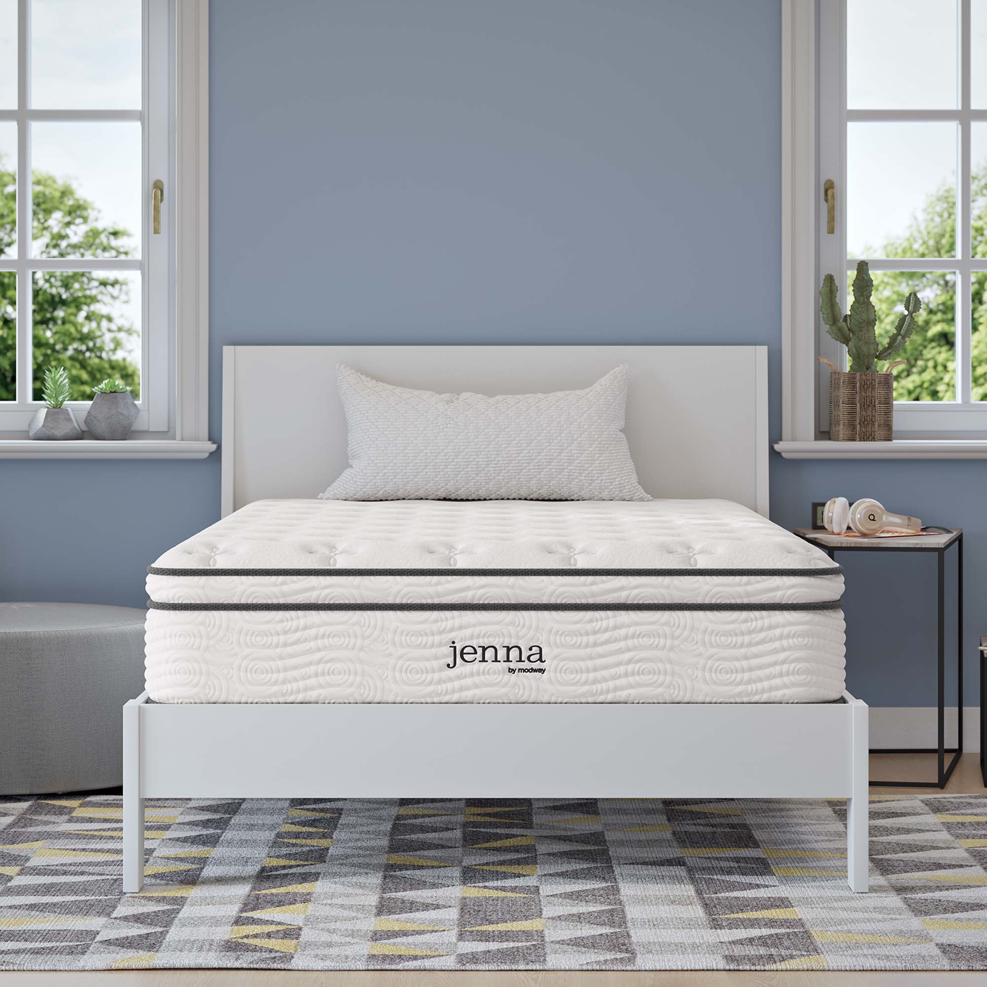 Modway Jenna 12" Innerspring and Foam Full Mattress