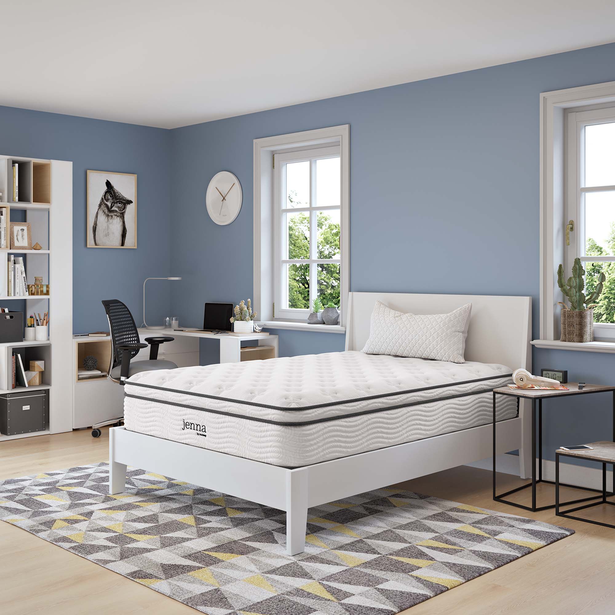 Modway Jenna 12" Innerspring and Foam Full Mattress