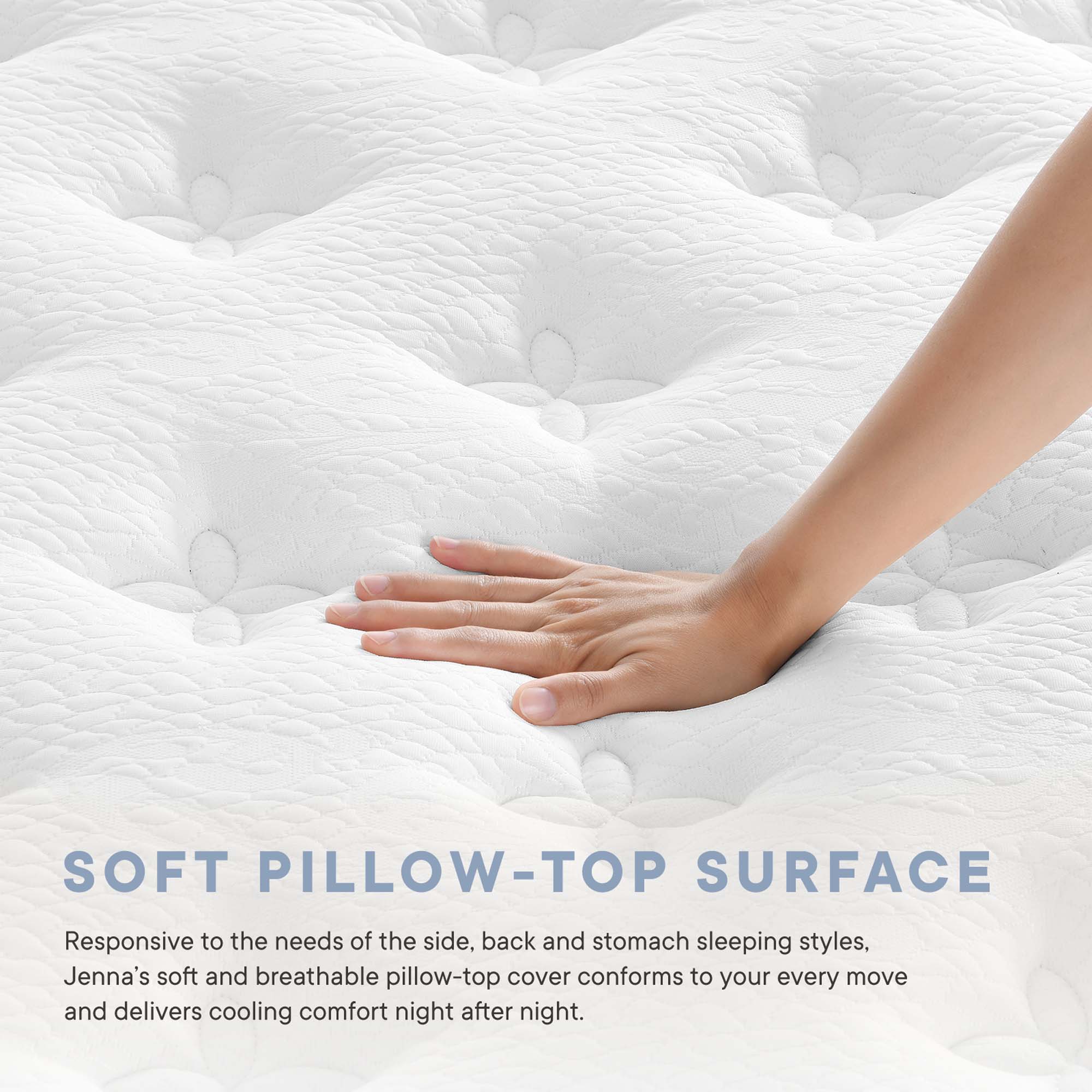 Modway Jenna 12" Innerspring and Foam Queen Mattress
