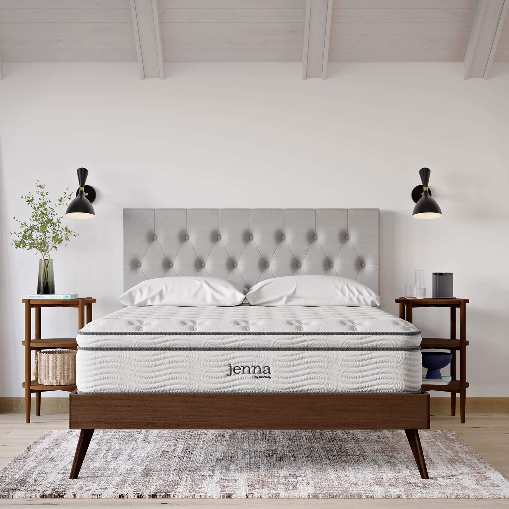 Modway Jenna 12" Innerspring and Foam Queen Mattress