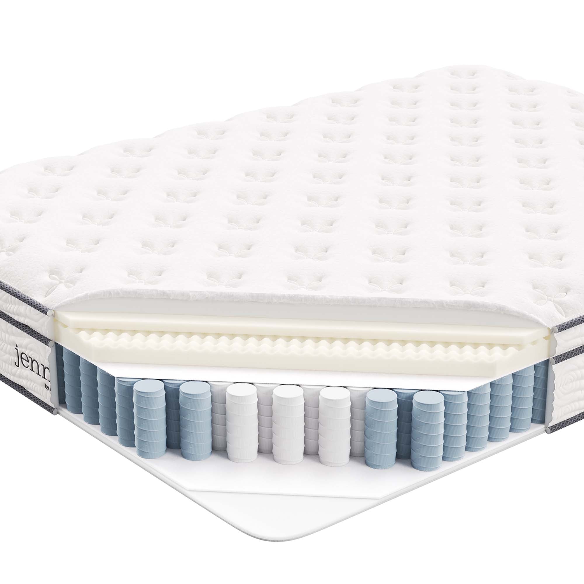 Modway Jenna 12" Innerspring and Foam Queen Mattress
