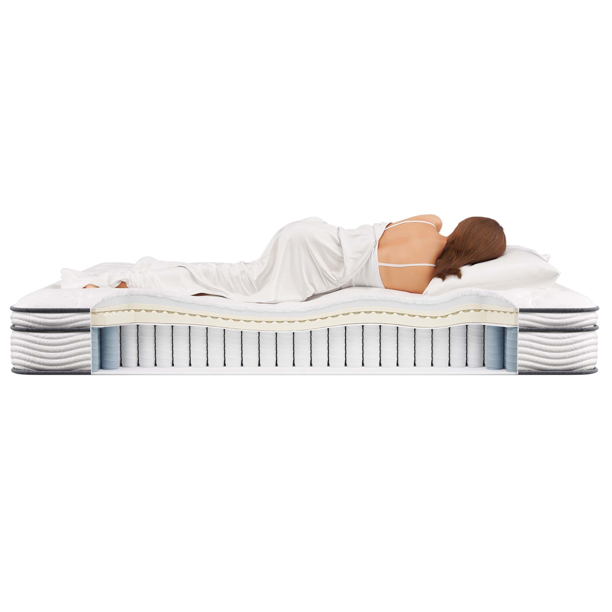 Modway Jenna 12" Innerspring and Foam California King Mattress