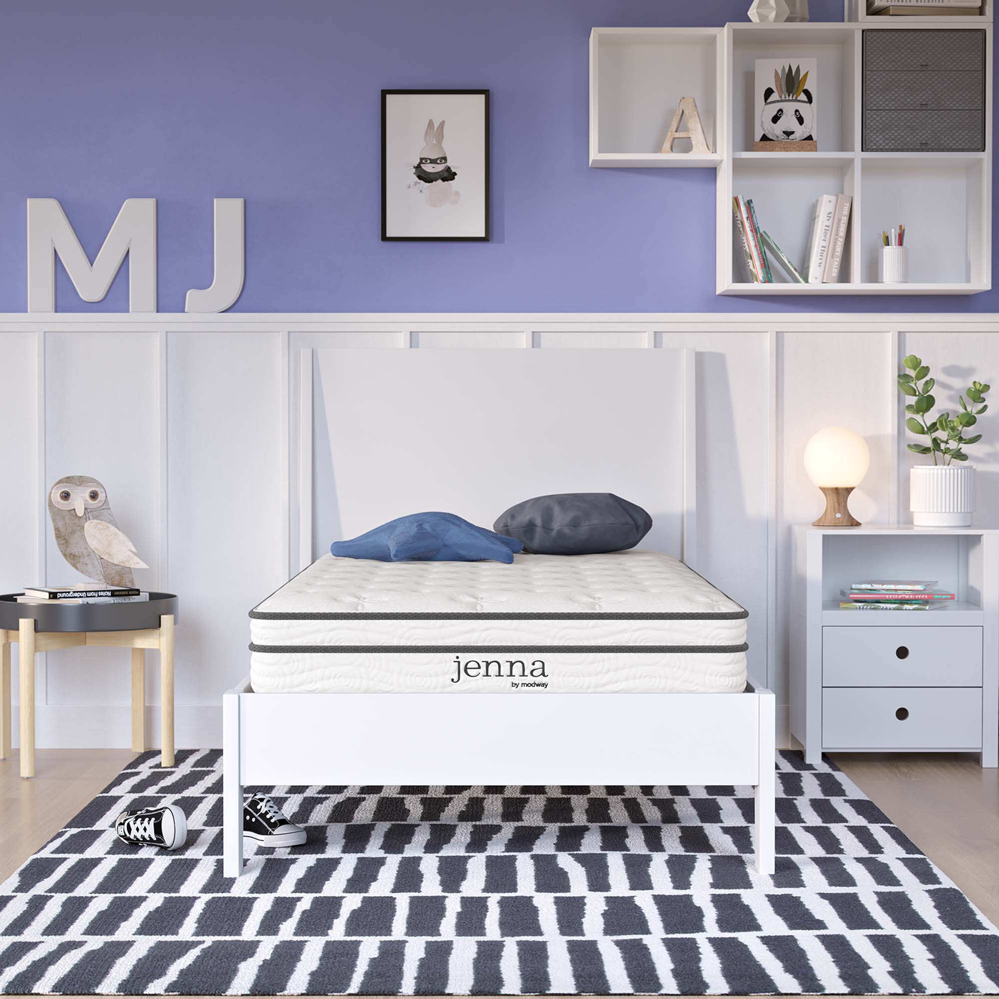 Modway Jenna 6" Innerspring and Foam Narrow Twin Mattress