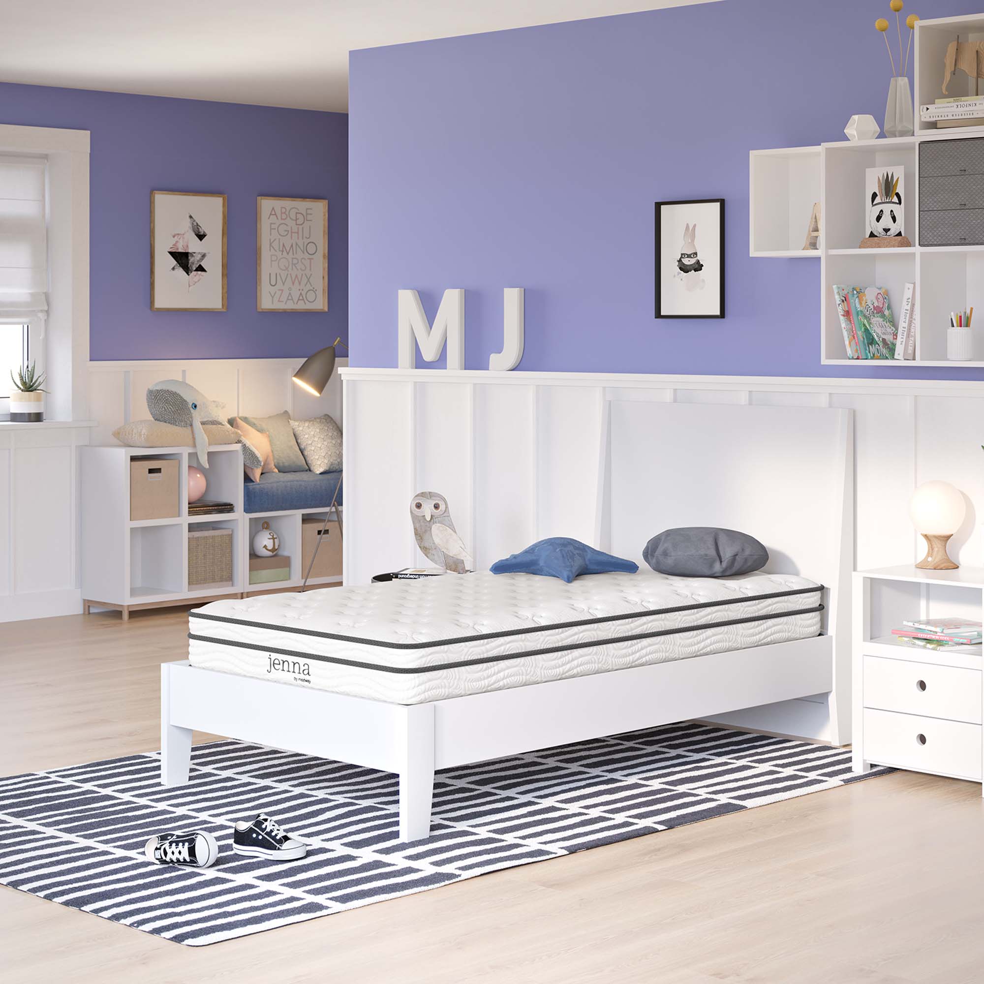 Modway Jenna 6" Innerspring and Foam Narrow Twin Mattress