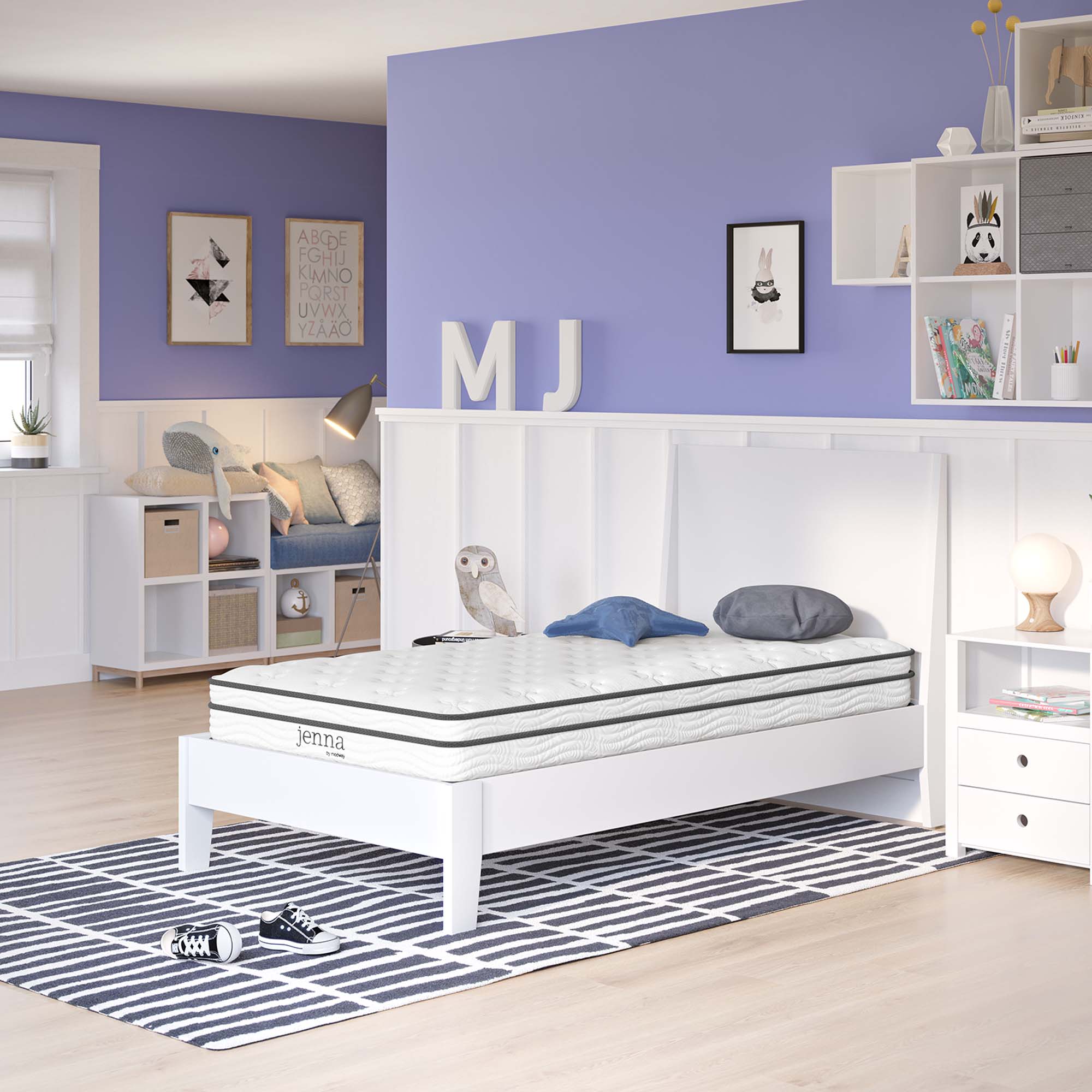 Modway Jenna 6" Innerspring and Foam Twin Mattress